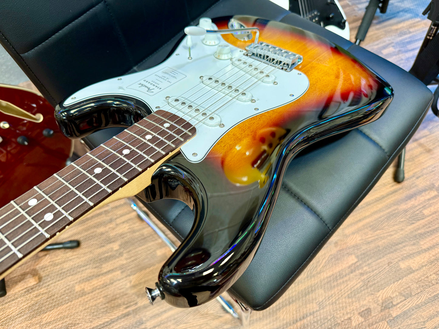 ☀️BRAND NEW☀️ Fender Standard Series Stratocaster~ 3 Tone Sunburst~ Indonesian!