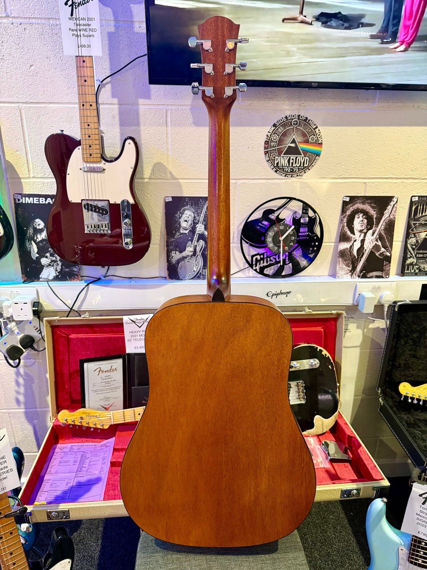 🌟MINT🌟 Farida D-8X0P Dreadnought Acoustic Guitar~ Natural Satin~ 2014 Model!