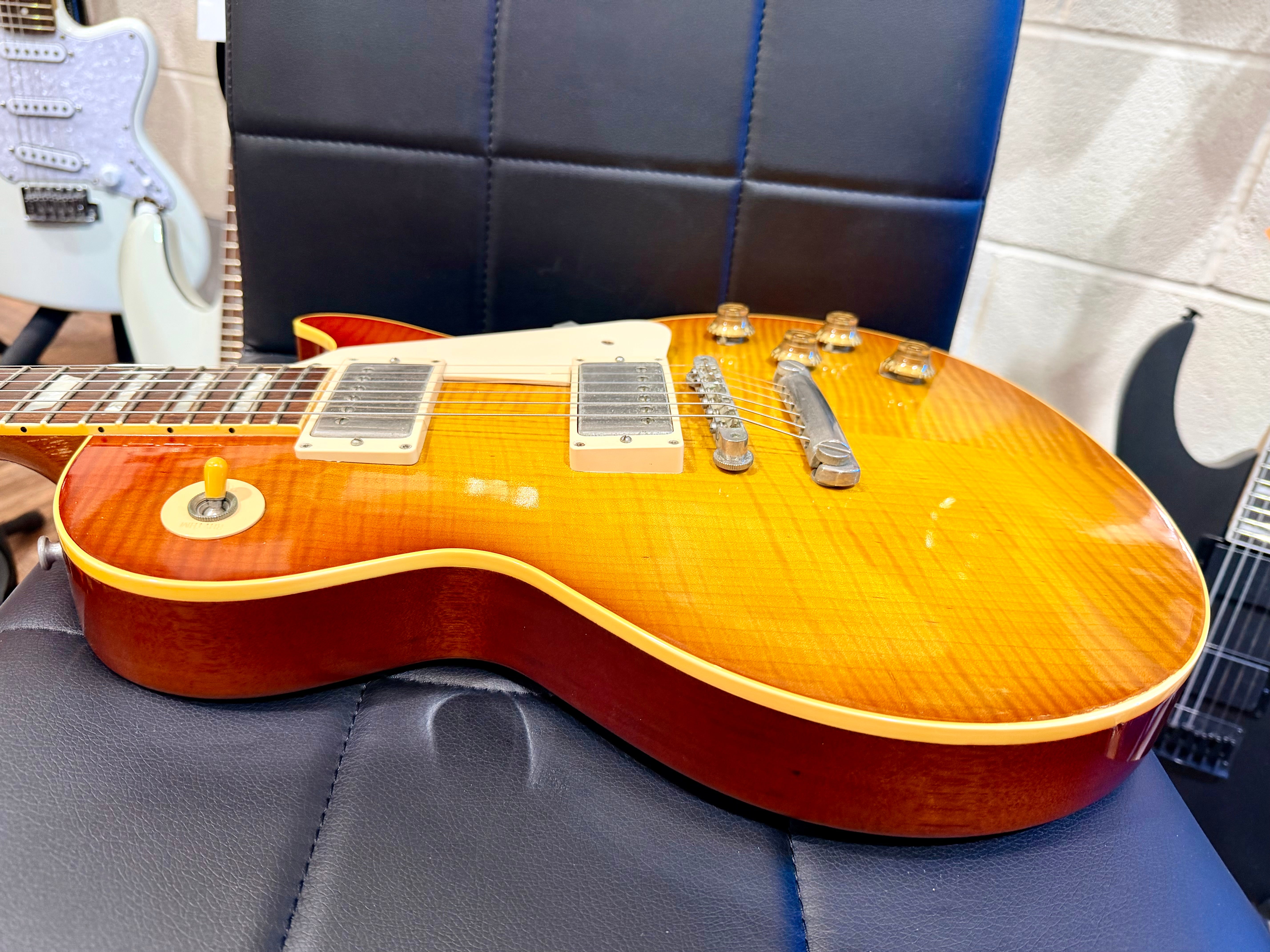 🔥YAMANO🔥 1999 Gibson Custom Shop 1959 Les Paul Historic Reissue~ Ice Tea Burst