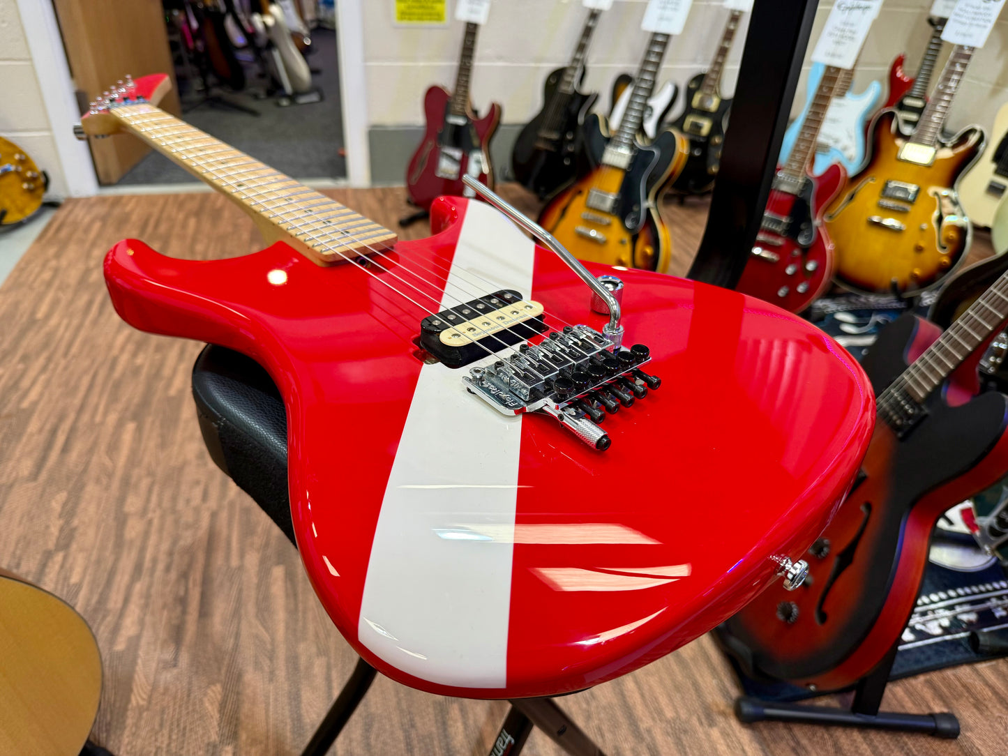 🔥RARE🔥 Kramer The 84 1984 Van Halen~ Diver Down Custom Ltd Edition~EVH D Tuna!