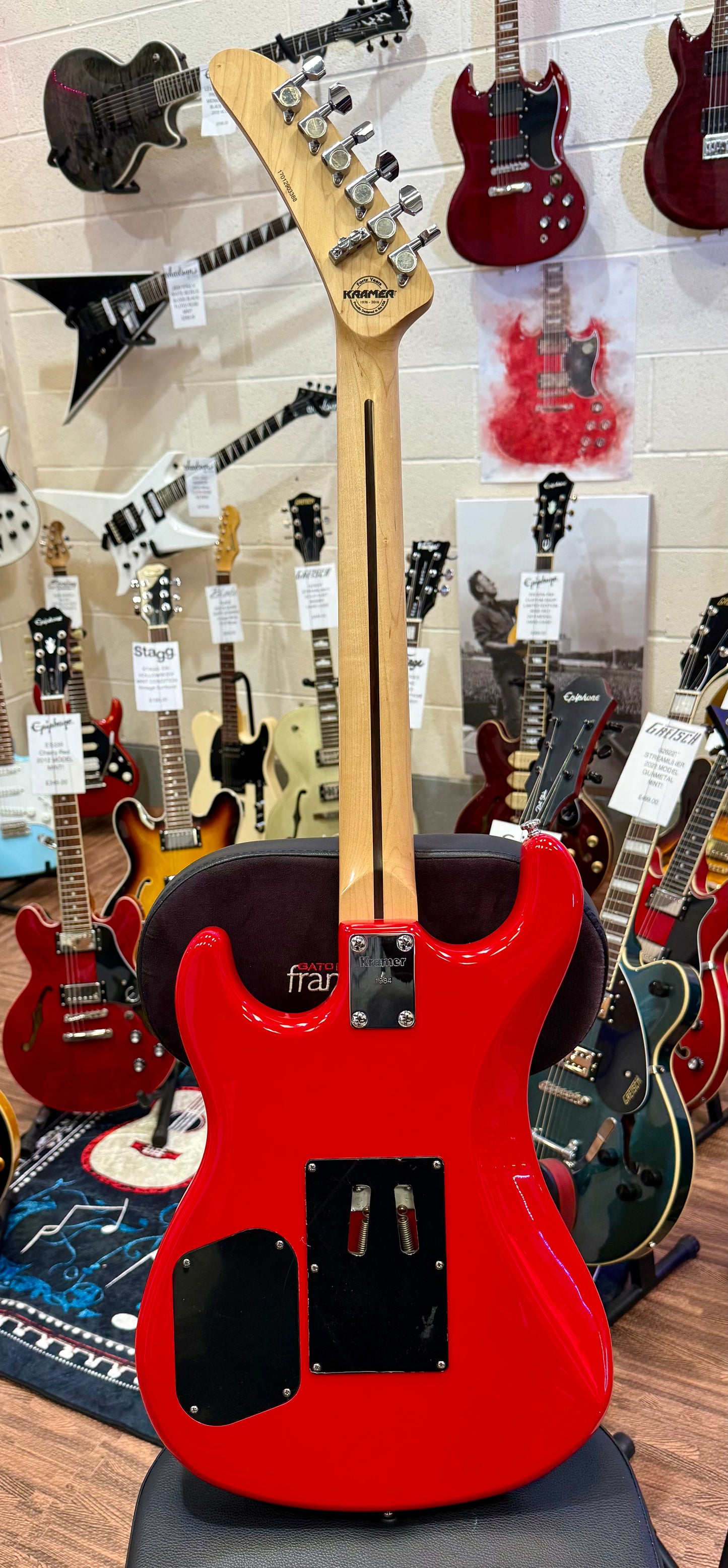 🔥RARE🔥 Kramer The 84 1984 Van Halen~ Diver Down Custom Ltd Edition~EVH D Tuna!