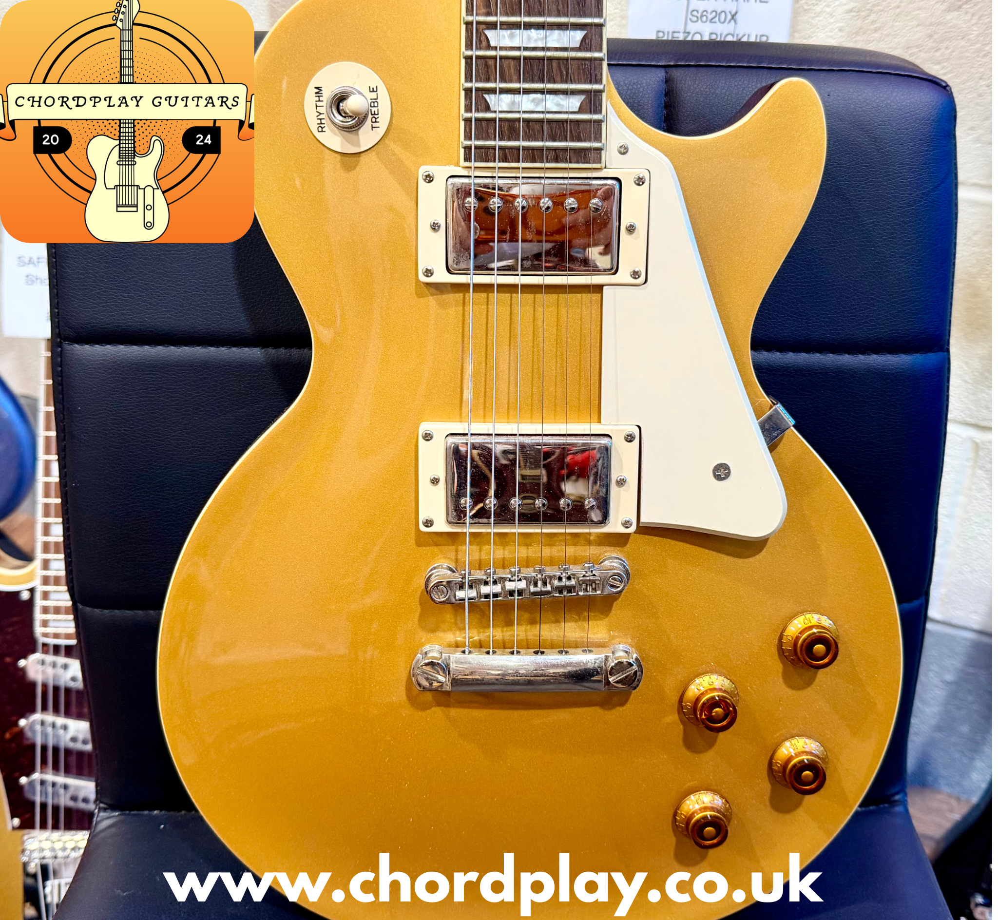 🌟2012🌟 Epiphone Les Paul Standard Gold Top~ Electric Guitar~ Lovely Condition!