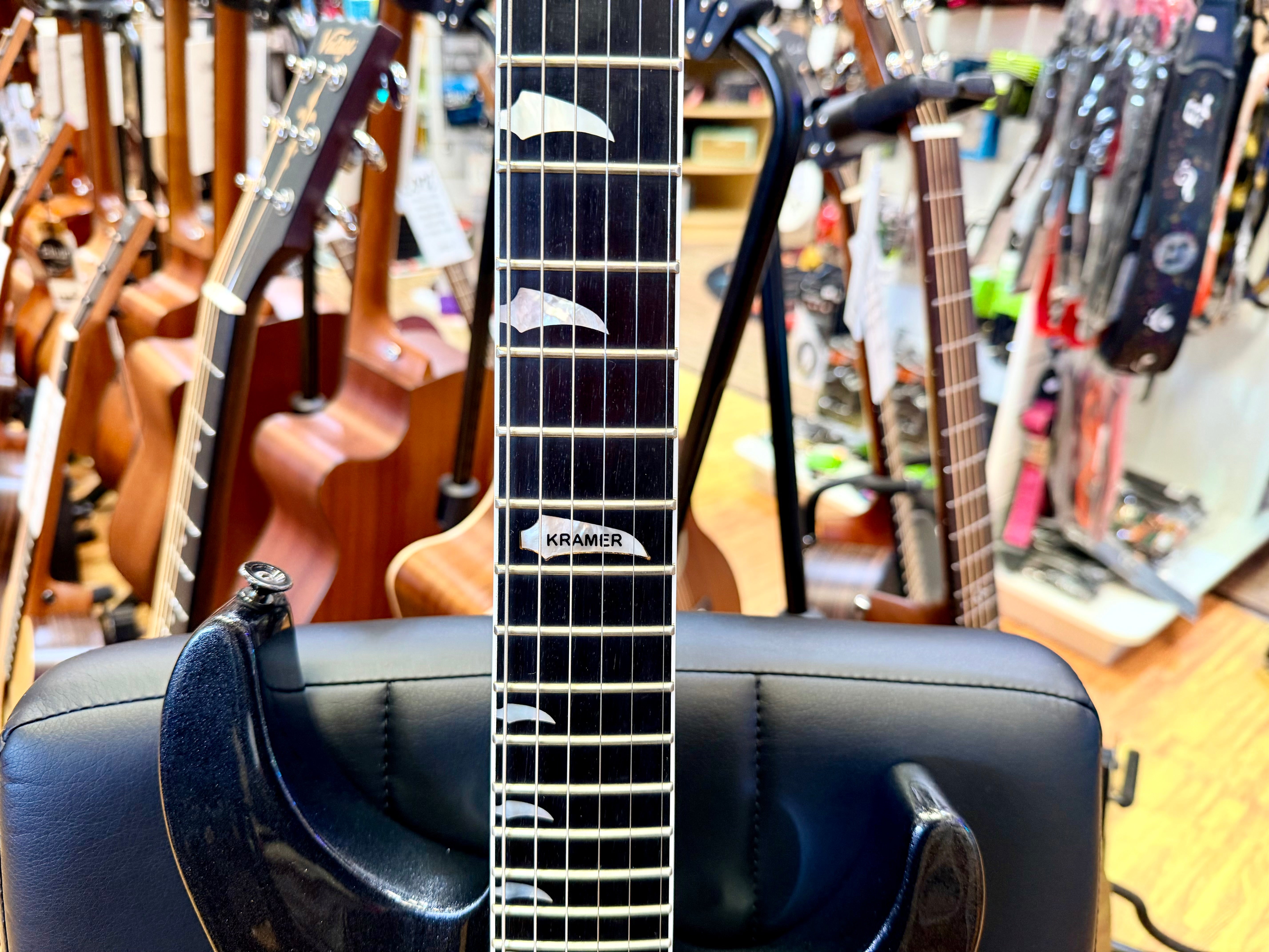 π₯2019π₯ Kramer SM-1 Maximum Steel~ Seymour Duncan Pickups & Floyd Rose Tremolo!