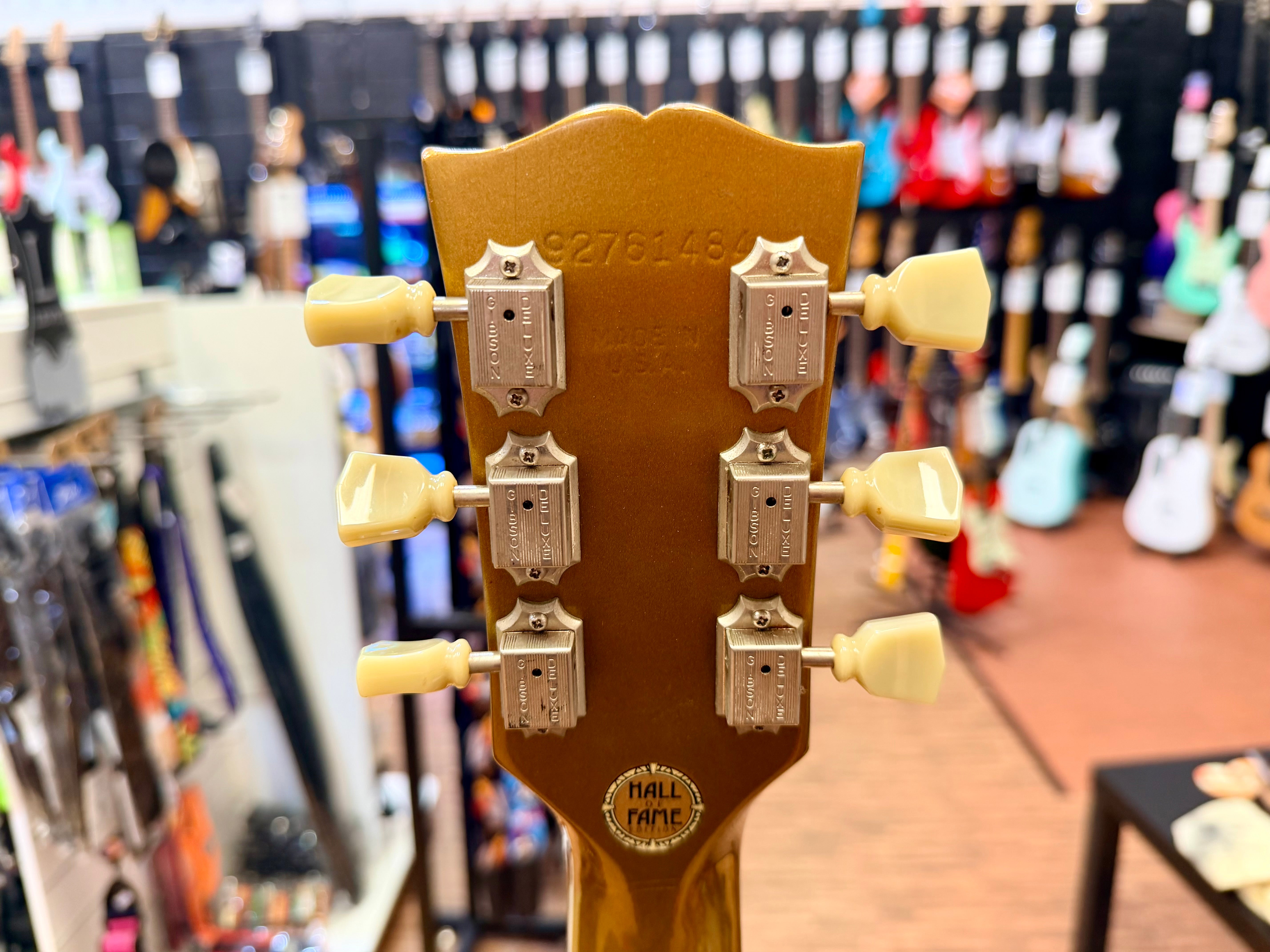 ✨RARE 1991✨ Gibson Les Paul Deluxe Hall Of Fame Edition~ Bullion Gold~ Limited!
