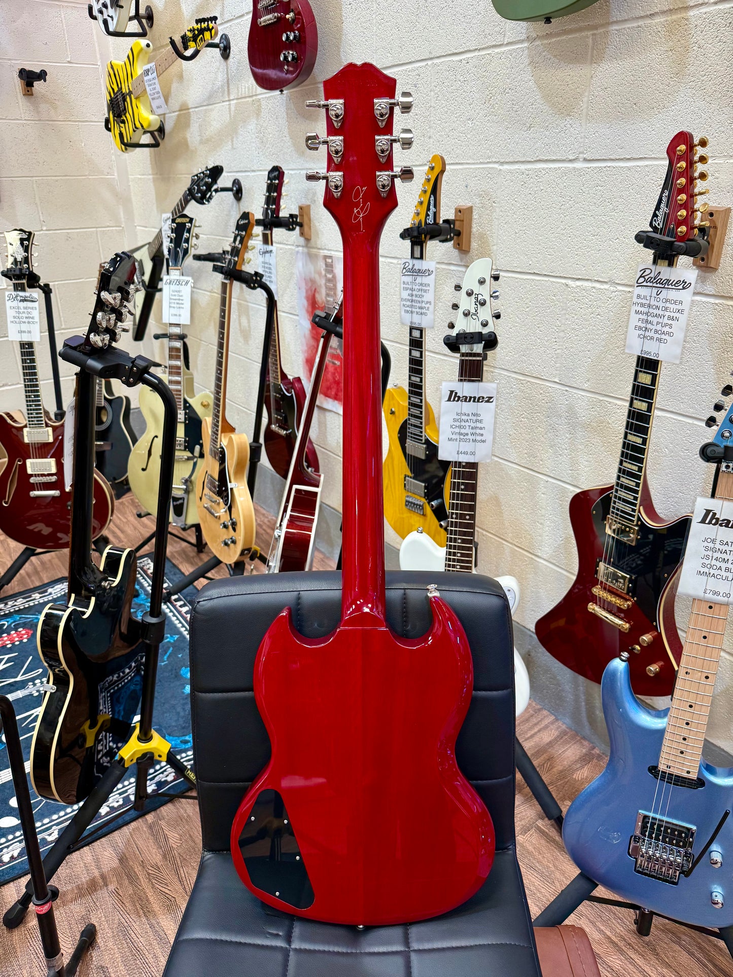 🔥MINT 2022🔥 Epiphone Tony Iommi SG Special P90 ‘Monkey’ Signature + Hard Case!