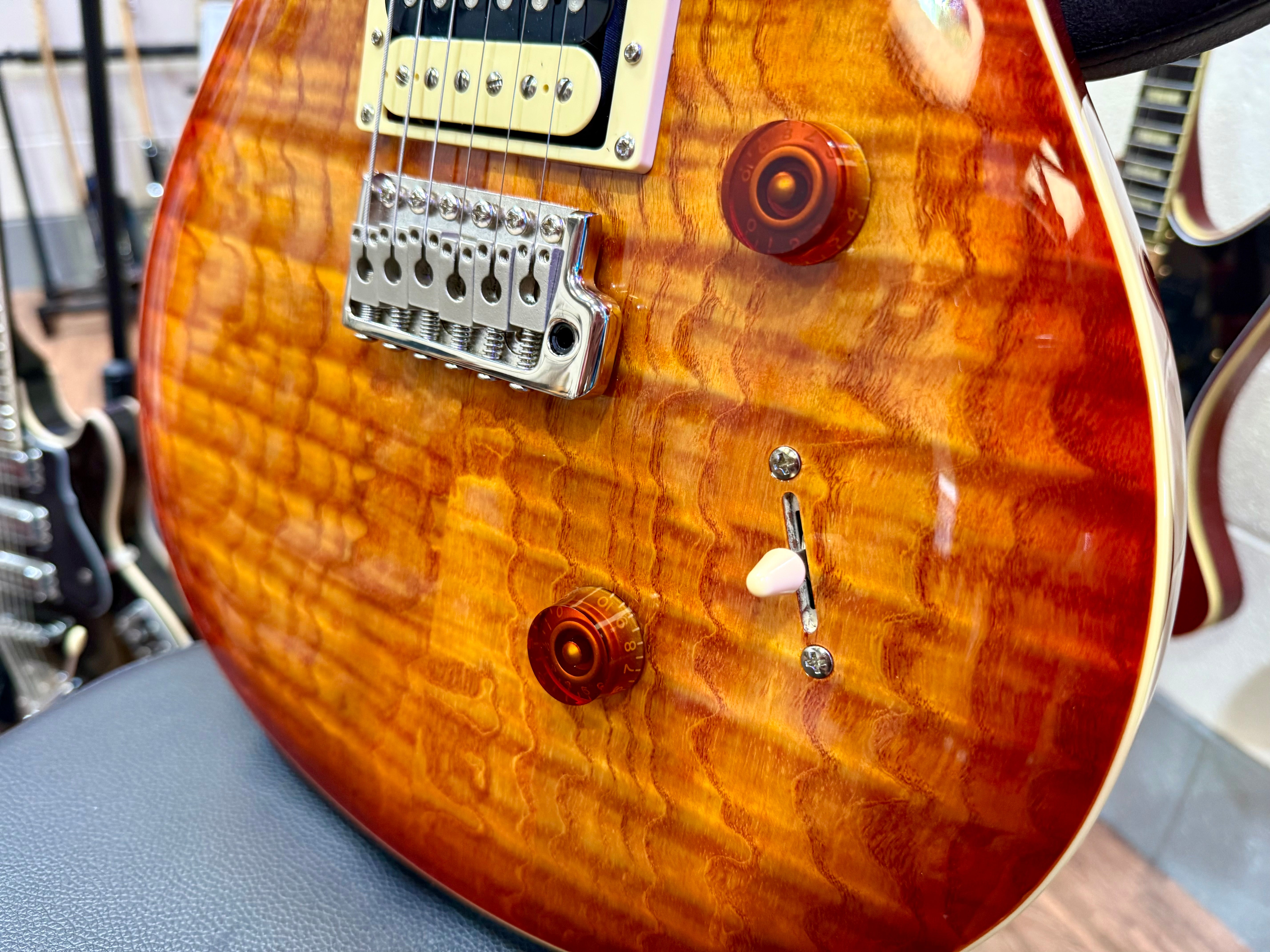 🔥LIMITED EDITION🔥 PRS SE Custom 24 Burled Ash~ Vintage Sunburst~ 2019~ RARE!