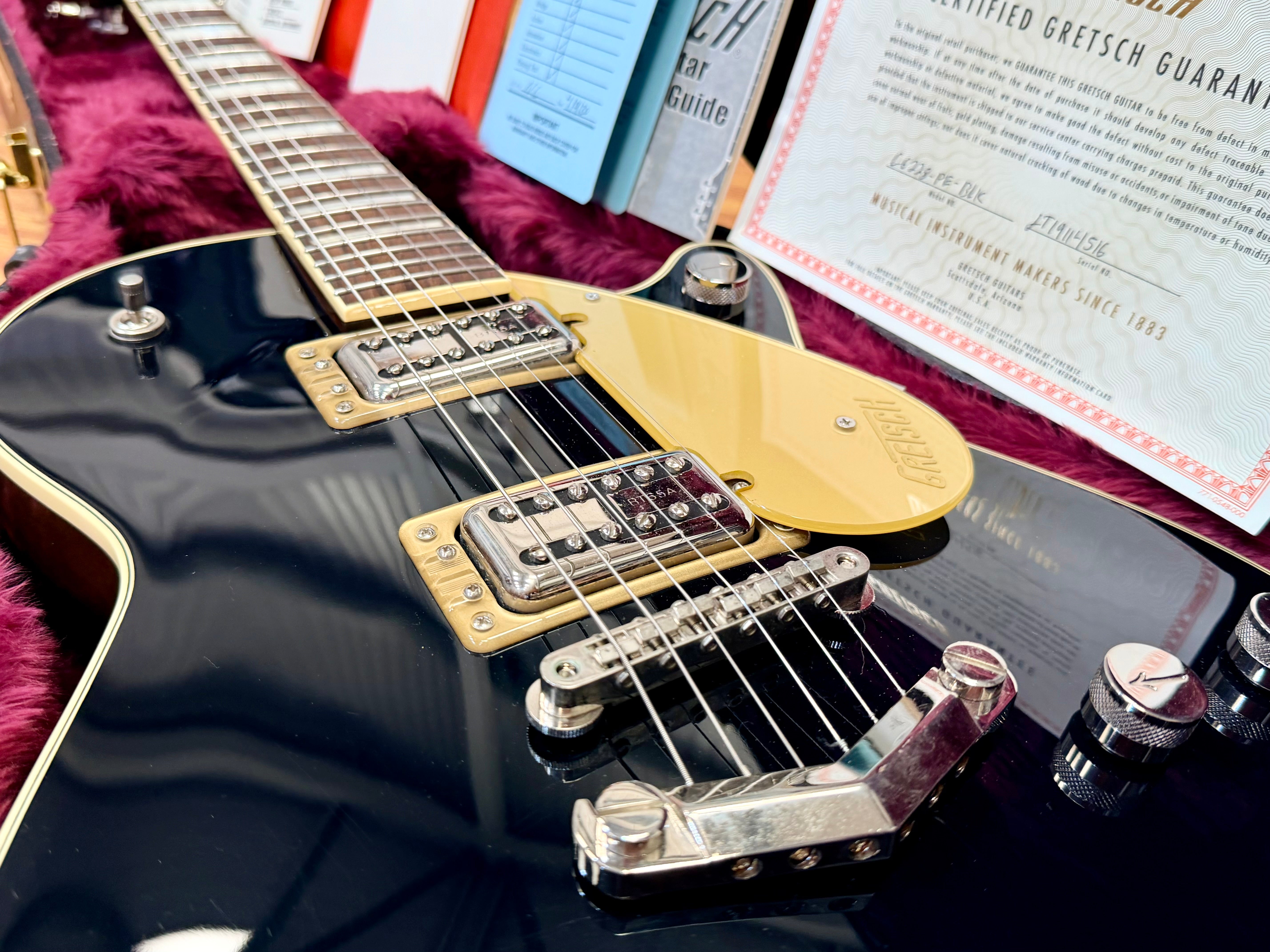✨2019✨ Gretsch G6228 Players Edition Jet BT V-Stoptail Black~ MIJ Japan + Case!