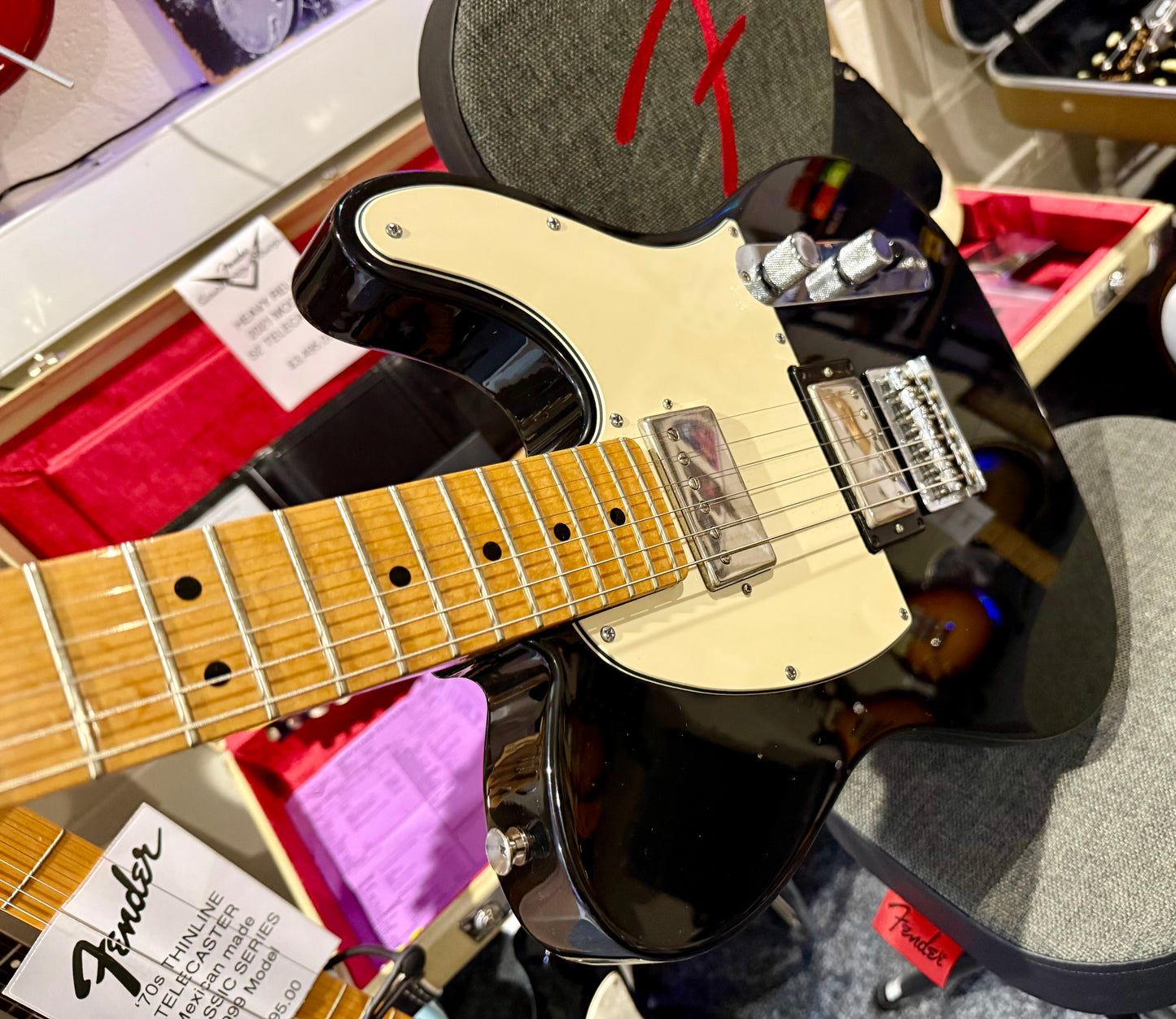 ๐2012๐ Fender Telecaster Blacktop HH Mexican Tele~ Humbuckers~ Gloss Black!