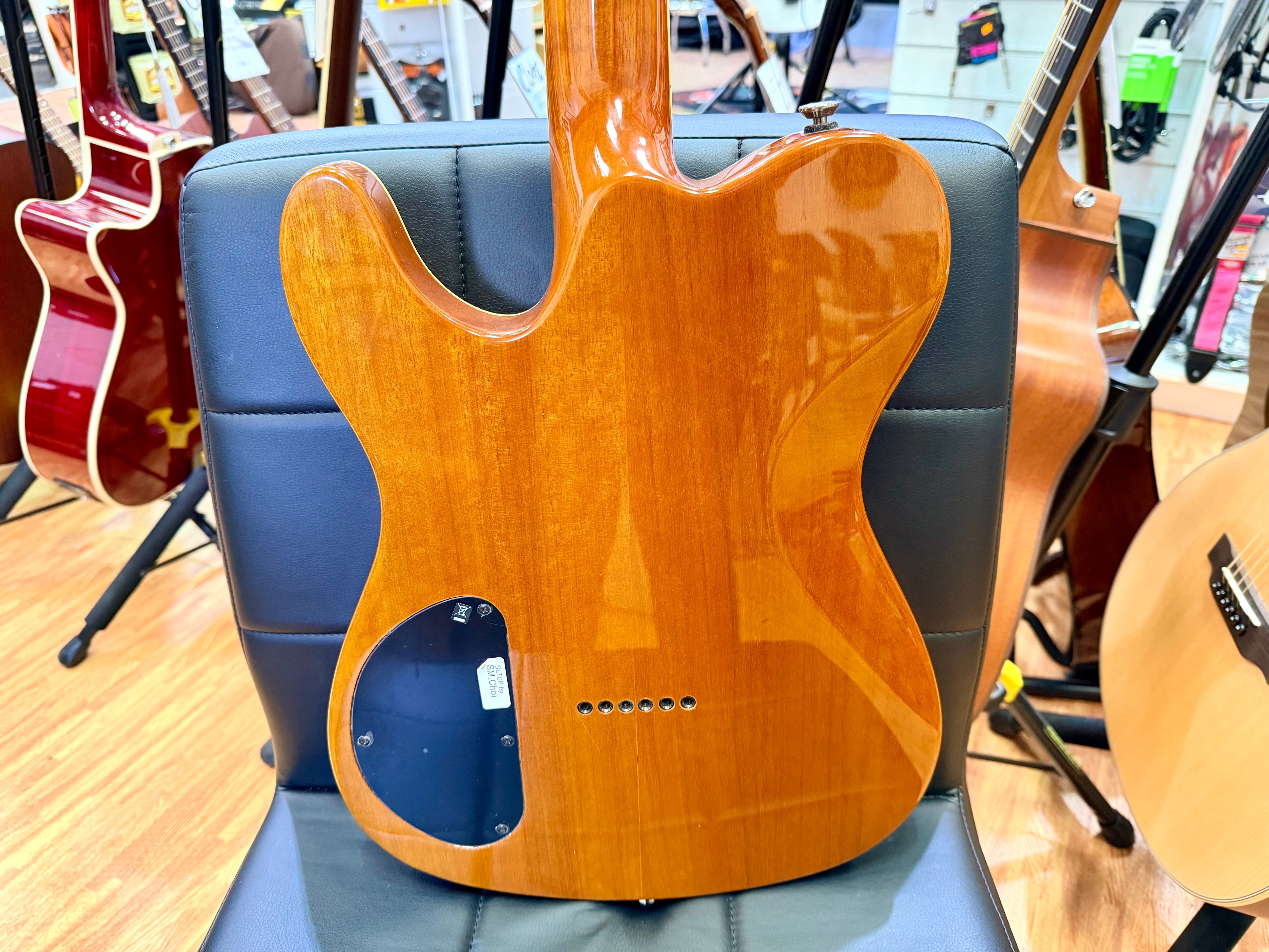 ✨2008 KOREA✨ Fender Special Edition Custom FMT Telecaster HH~ Amber~ SD Pickups