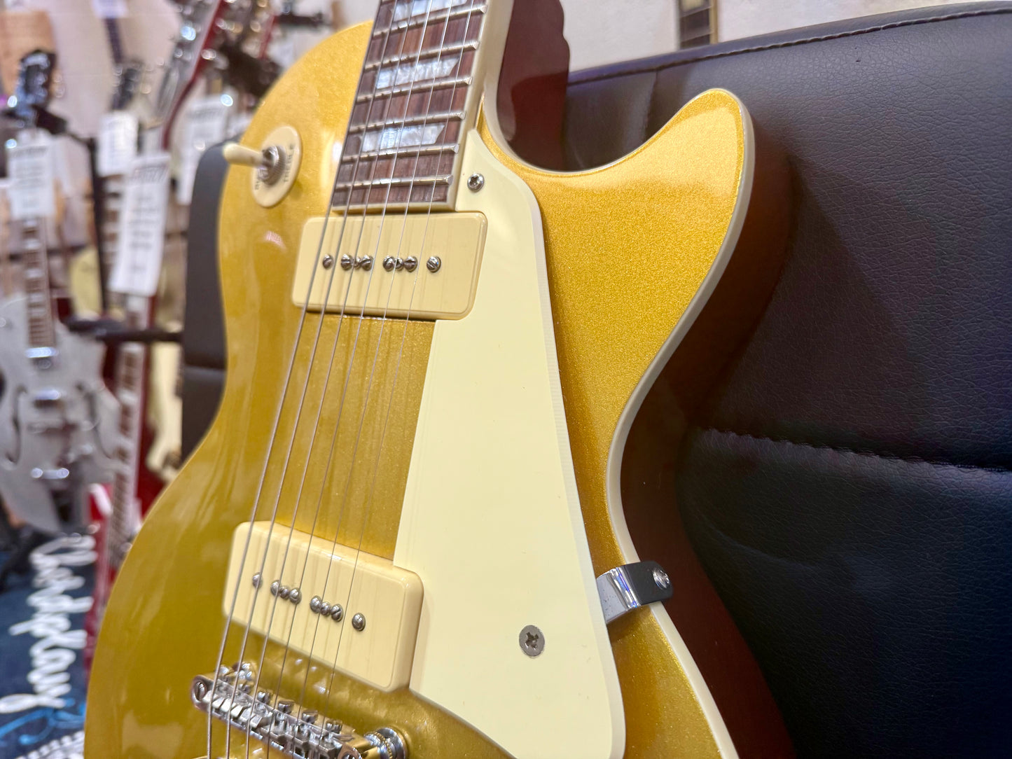 π2006π Epiphone '56 Les Paul Gold Top~ P-90 Pickups~ Electric Guitar~ Lovely!