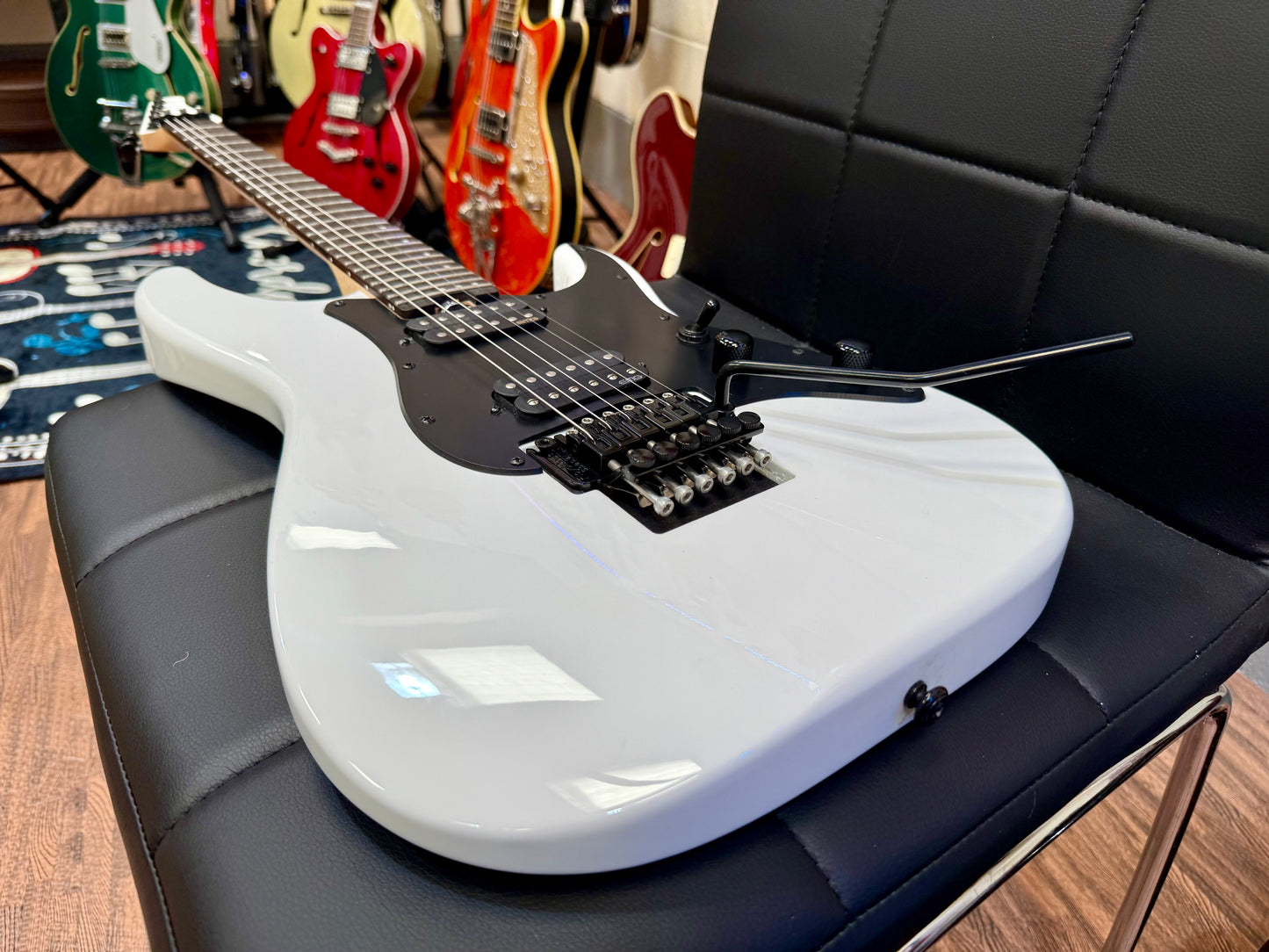 🔥2021🔥 Schecter Sun Valley Super Shredder FR~ Gloss White~ Floyd Rose!
