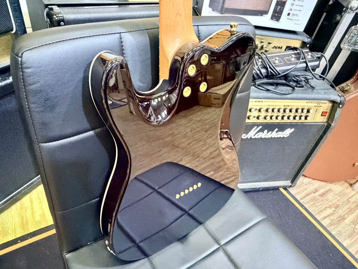 ⚡️2026⚡️ JET Guitars JT-600 Roasted Maple~ Flamed Maple Purple & Gold~NEW LAUNCH
