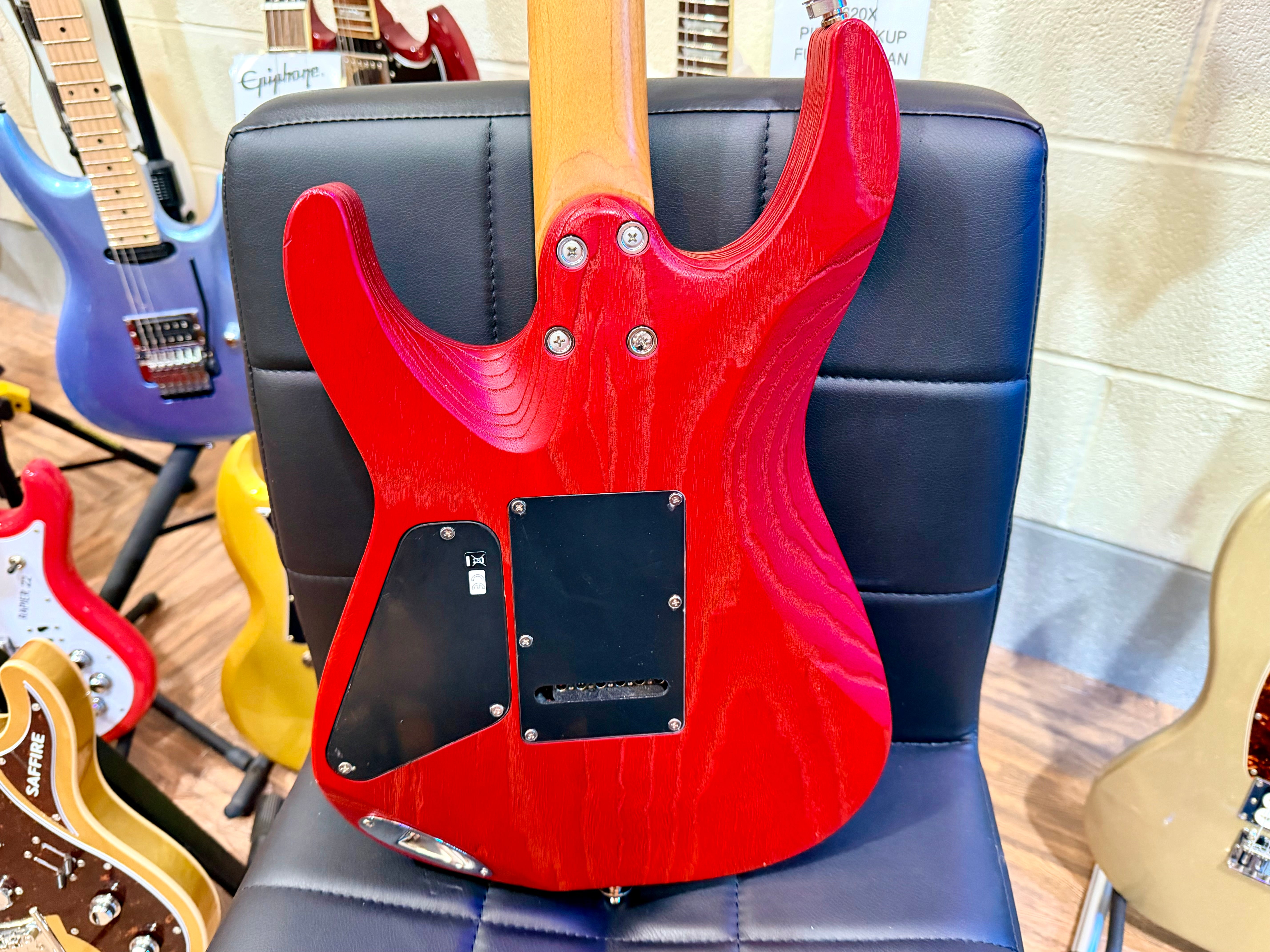 🔥KOREAN🔥 Charvel Pro-Mod DK24 HSS 2PT CM Red Ash~ Seymour Duncan~ 2021 MIK!