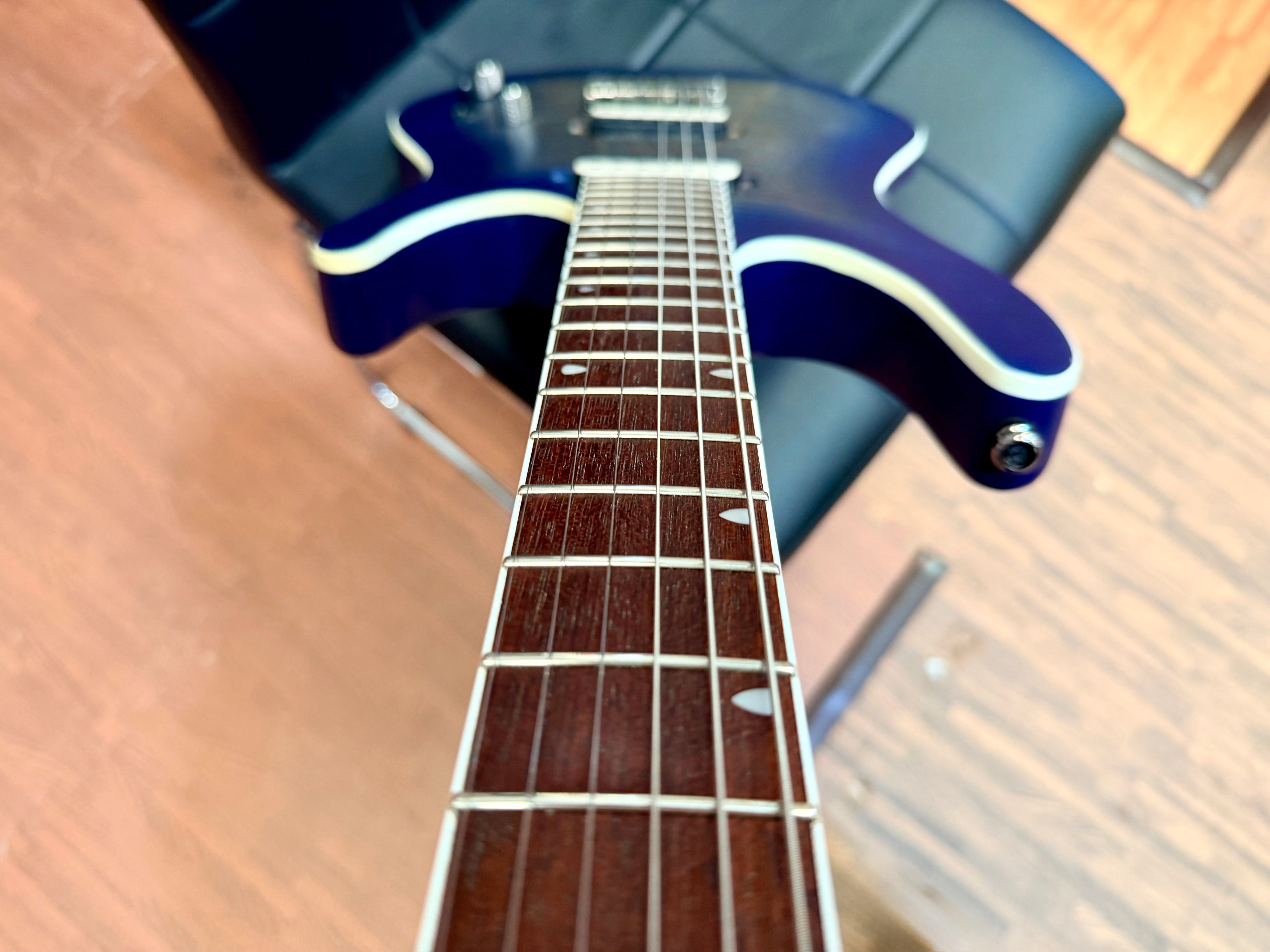 🔥 2023 🔥 Cort KX300 Electric Guitar~ Open Pore Cobalt Blue Burst~ EMG Pickups!
