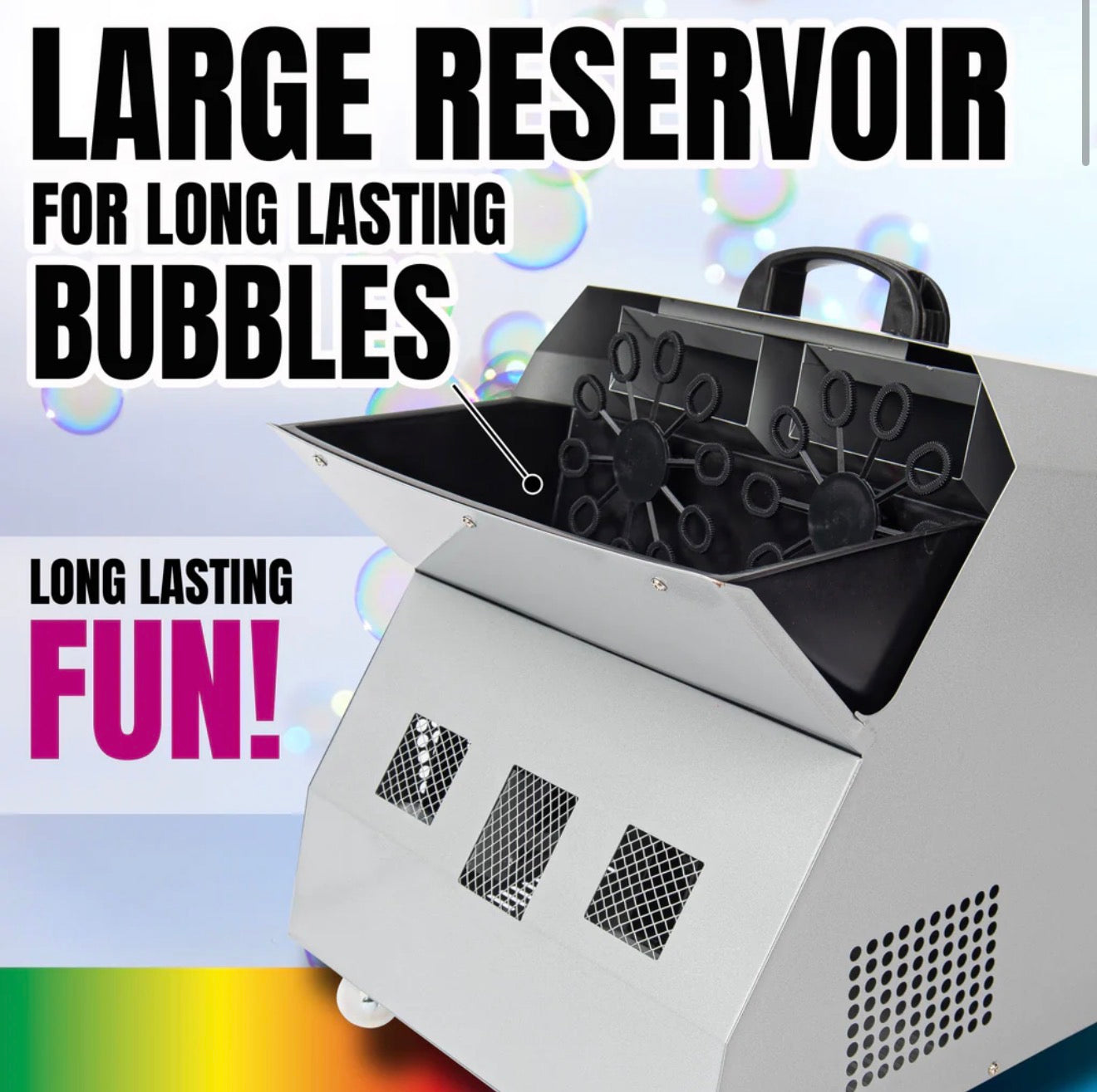 🫧 SPECIAL OFFER 🫧 KAM Giant Bubble Machine 300W inc Wireless Remote