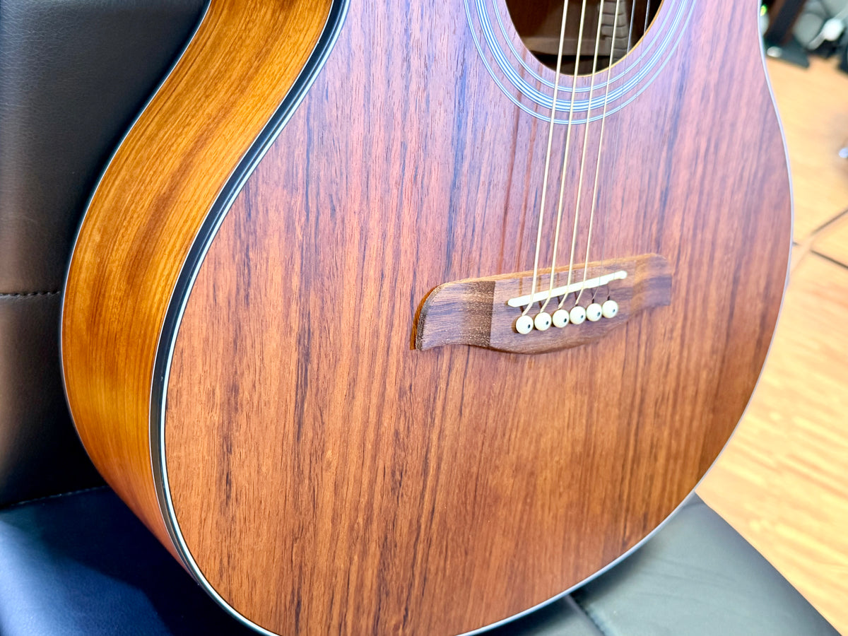 ✨NEW✨ Brunswick BTK30WNO Walnut Grand Auditorium Cutaway Electro Acoustic Guitar