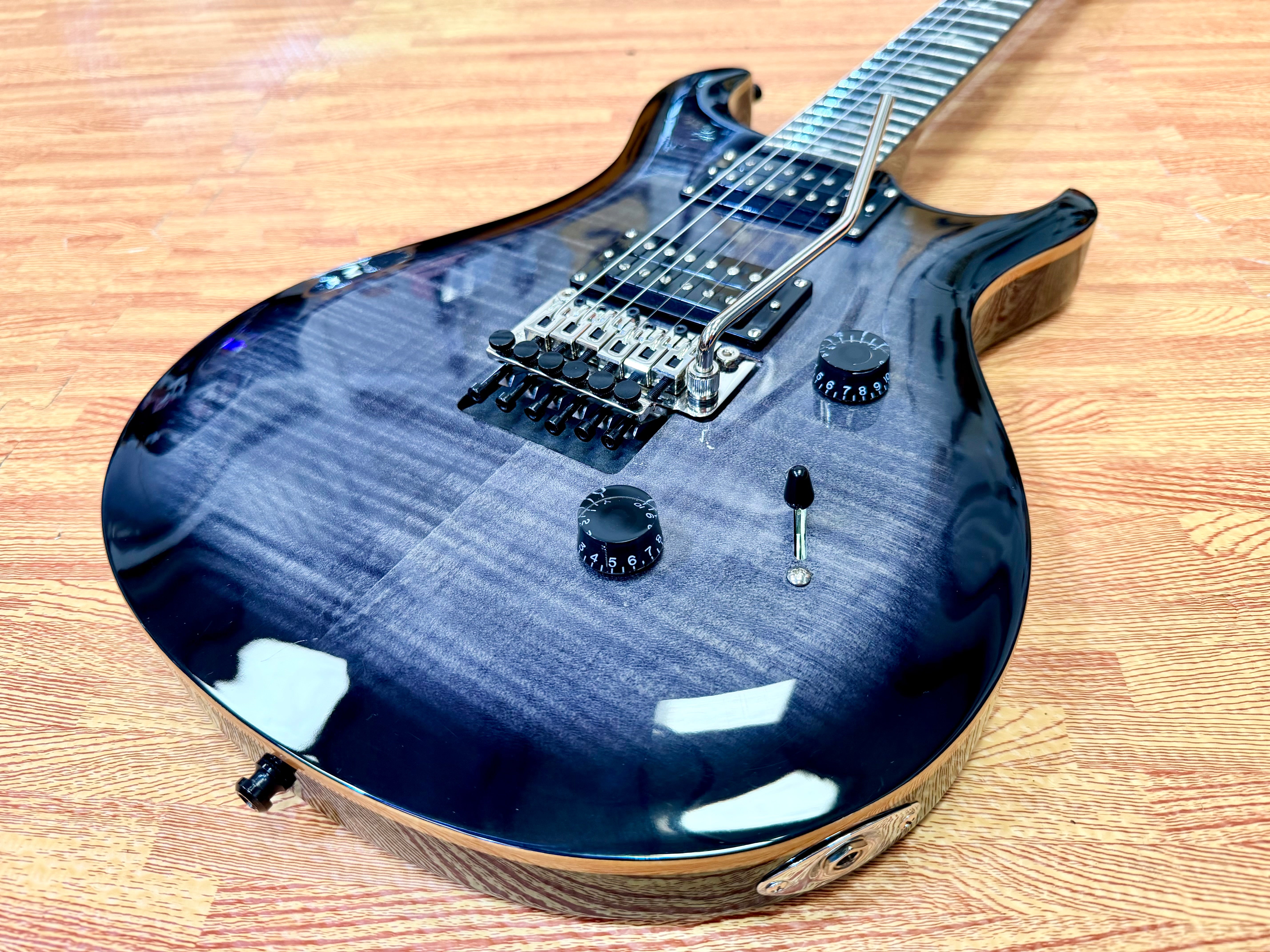 🔥2022🔥 PRS SE Custom 24 Floyd Rose~ Charcoal Burst~ Gig Bag~ Mint Condition!