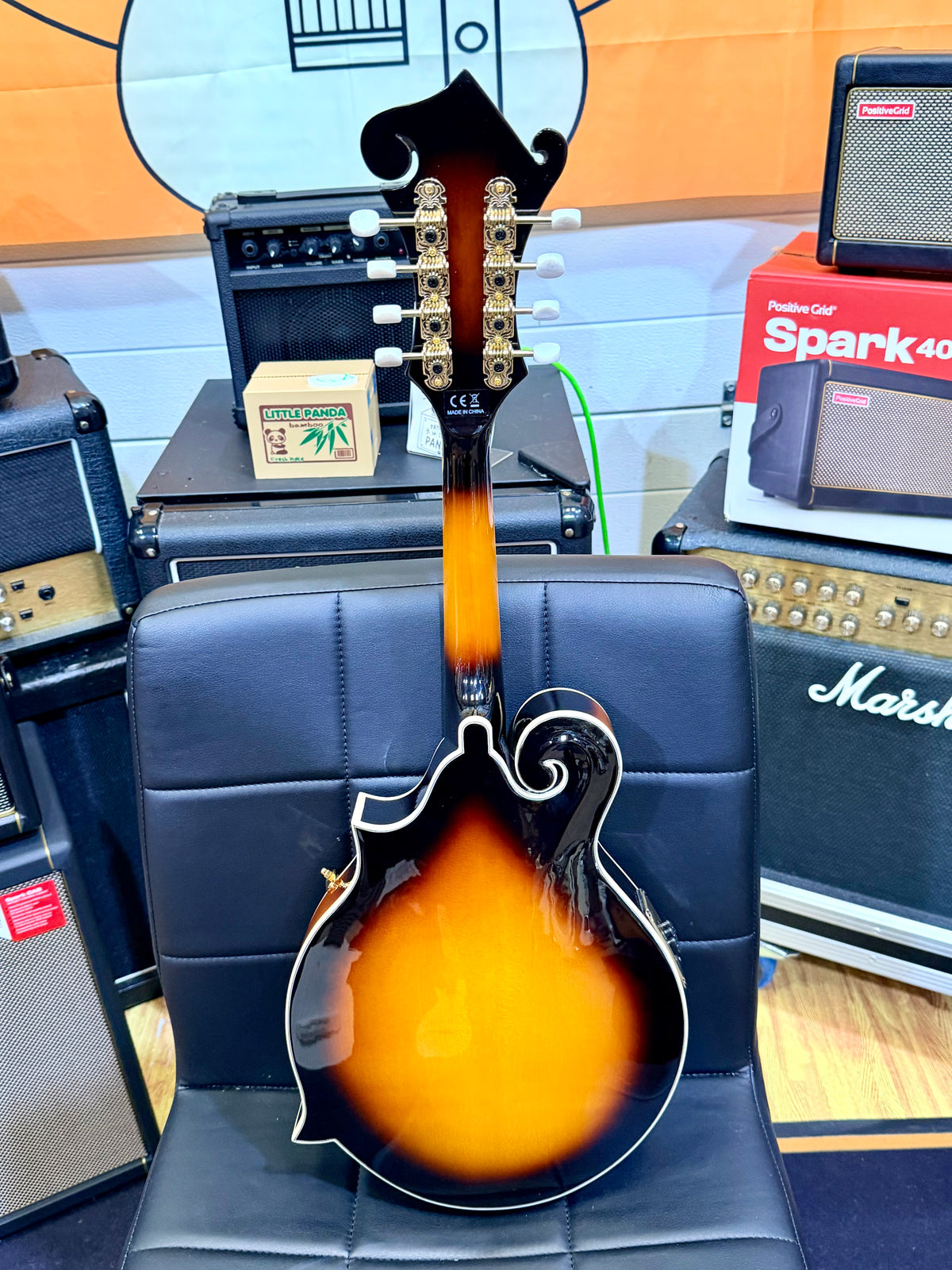 ✨MINT✨ Ozark 2255E F-Style Electro Acoustic Mandolin~ Sunburst + Gig Bag!