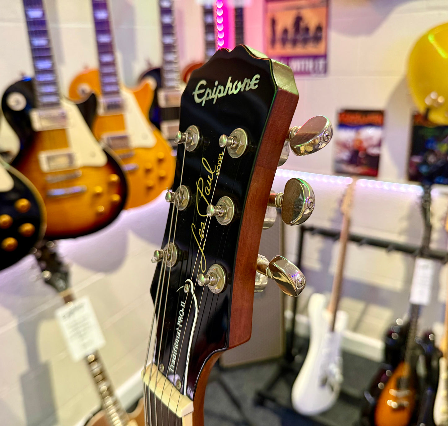 🔥2016🔥 Epiphone Les Paul Traditional PRO II~ Tobacco Sunburst~ DB Boost!