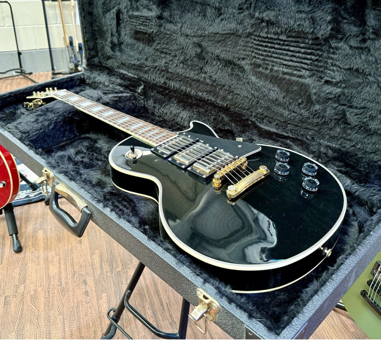 🔥1997 Korea🔥 Epiphone Les Paul Black Beauty Custom~ Exceptional Condition!