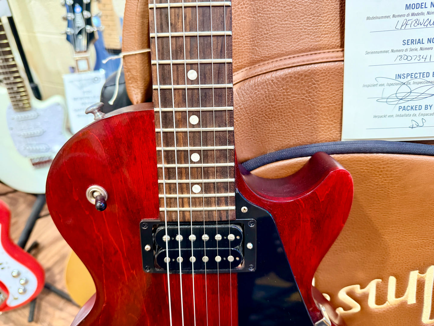 ๐2018๐ Gibson USA Les Paul Studio Faded~ Worn Cherry~ Deluxe Gig Bag & Docs!