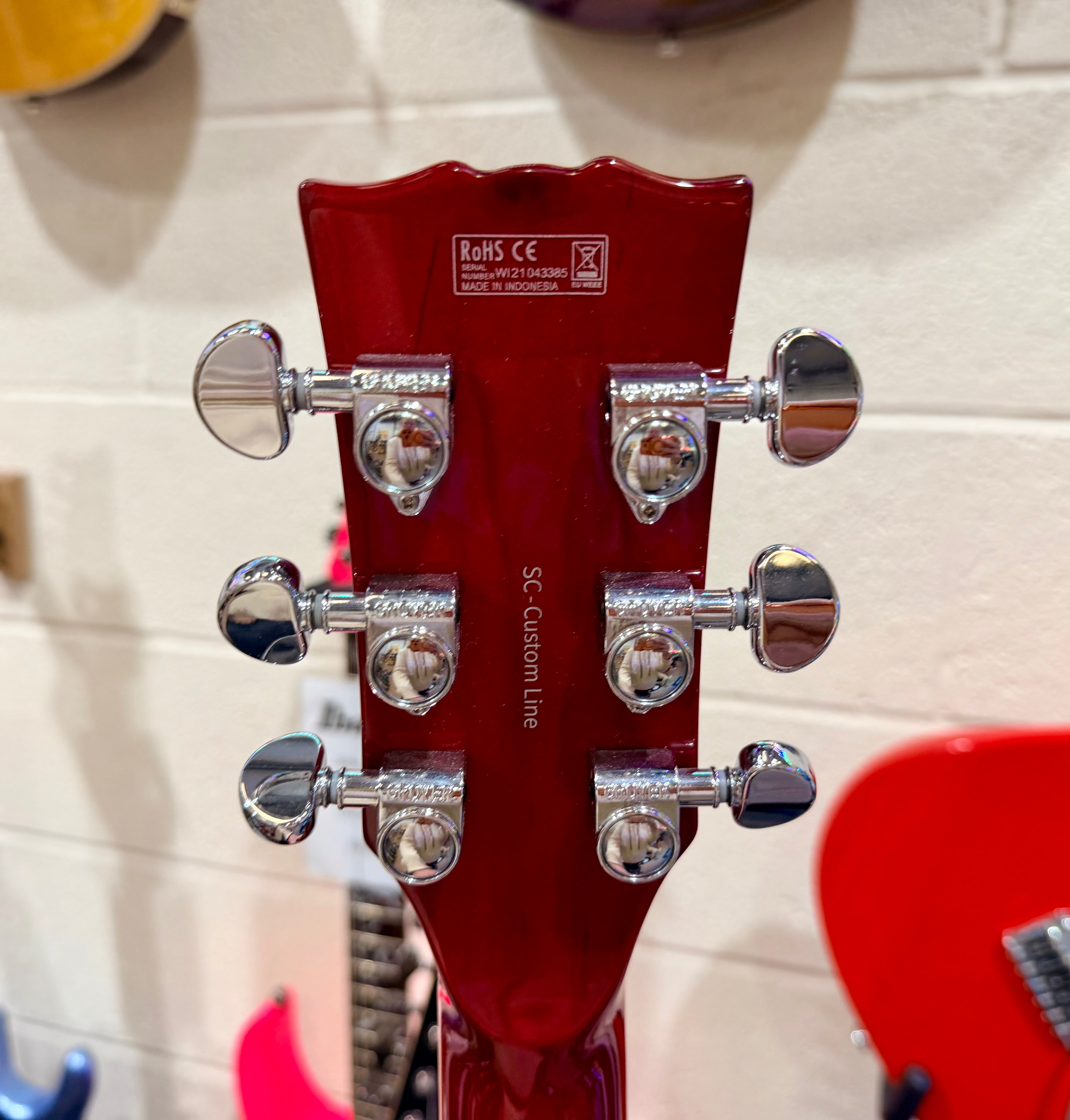 ☀️ Harley Benton SC Custom Line Singlecut Les Paul Electric Guitar~ Sunburst ☀️