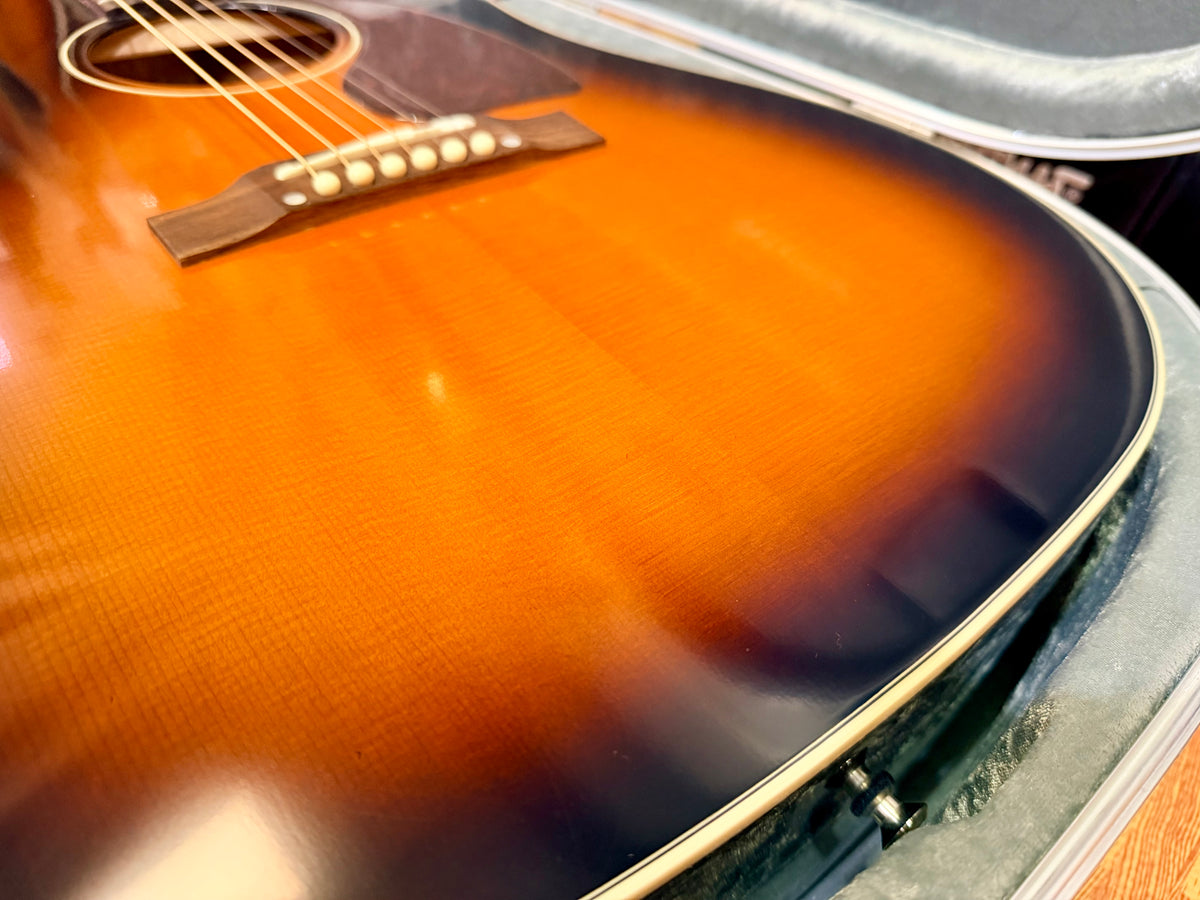 Epiphone Inspired by Gibson J-45 Cutaway Electro-Acoustic~ Hiscox Case~ Sunburst