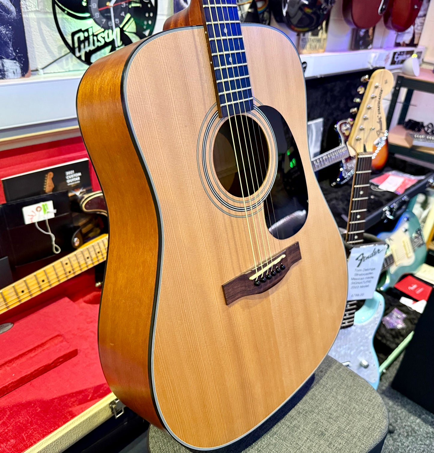 🌟MINT🌟 Farida D-8X0P Dreadnought Acoustic Guitar~ Natural Satin~ 2014 Model!