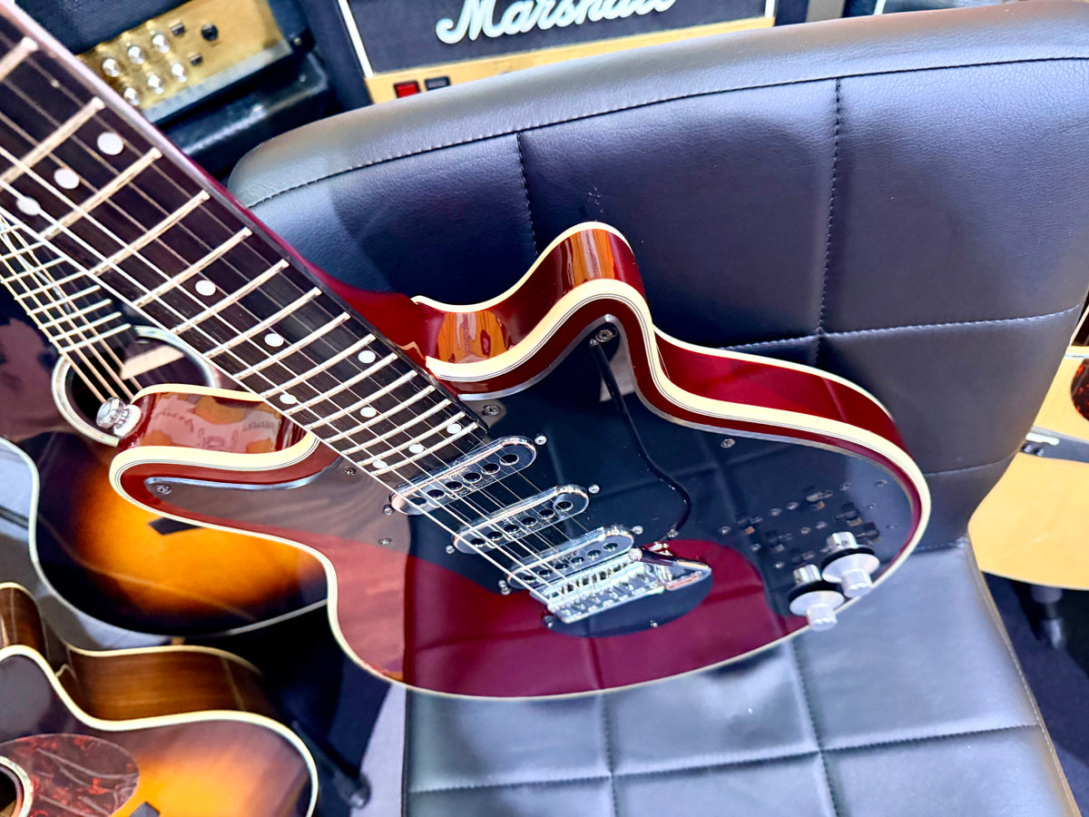 ⚡️2003⚡️ Burns London Brian May Signature Red Special~ Cherry Red Korean Made!