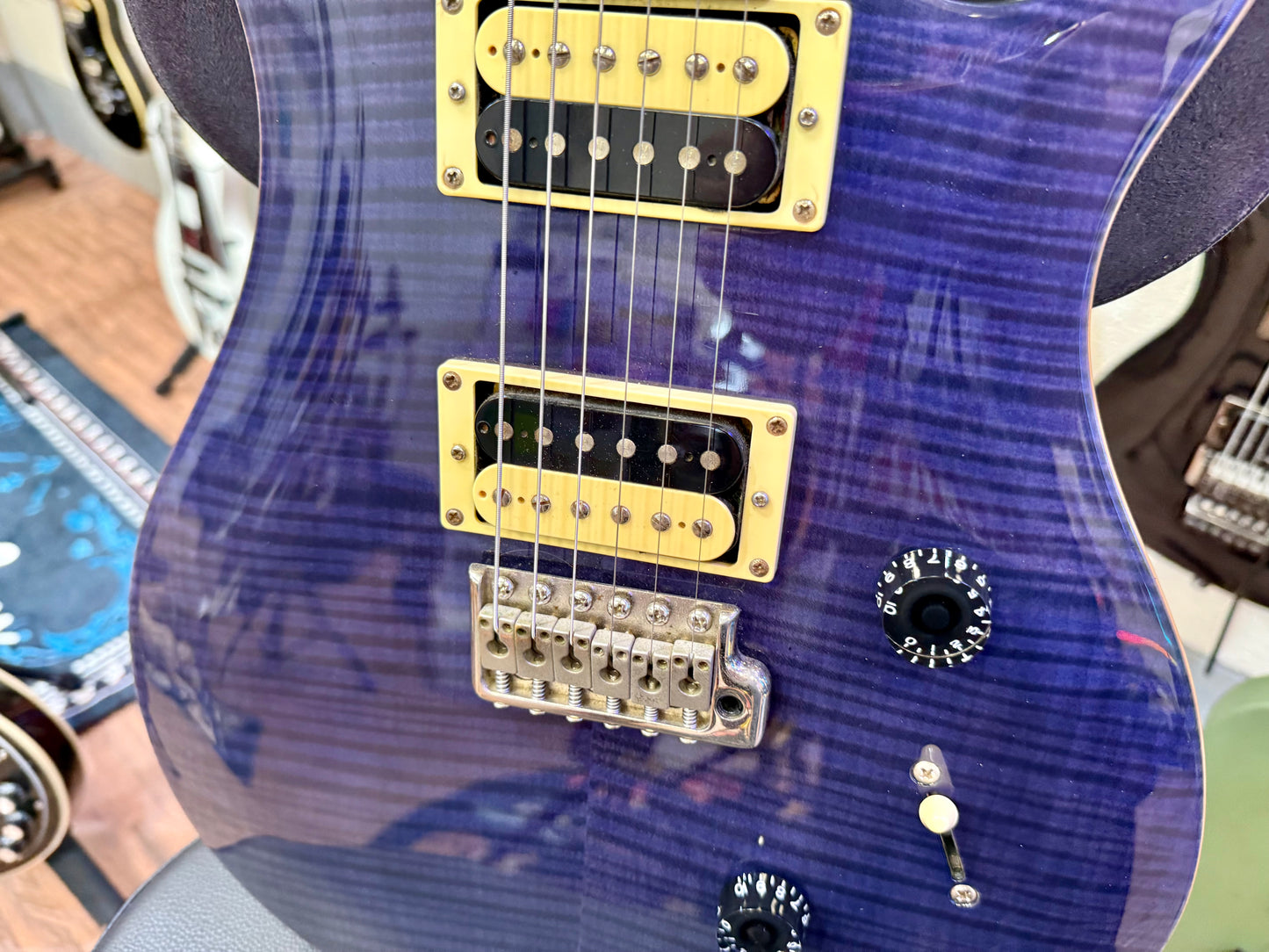 🌟2012 KOREA🌟 PRS SE Custom 24~ Whale Blue + Bird Inlays~ Stunning!