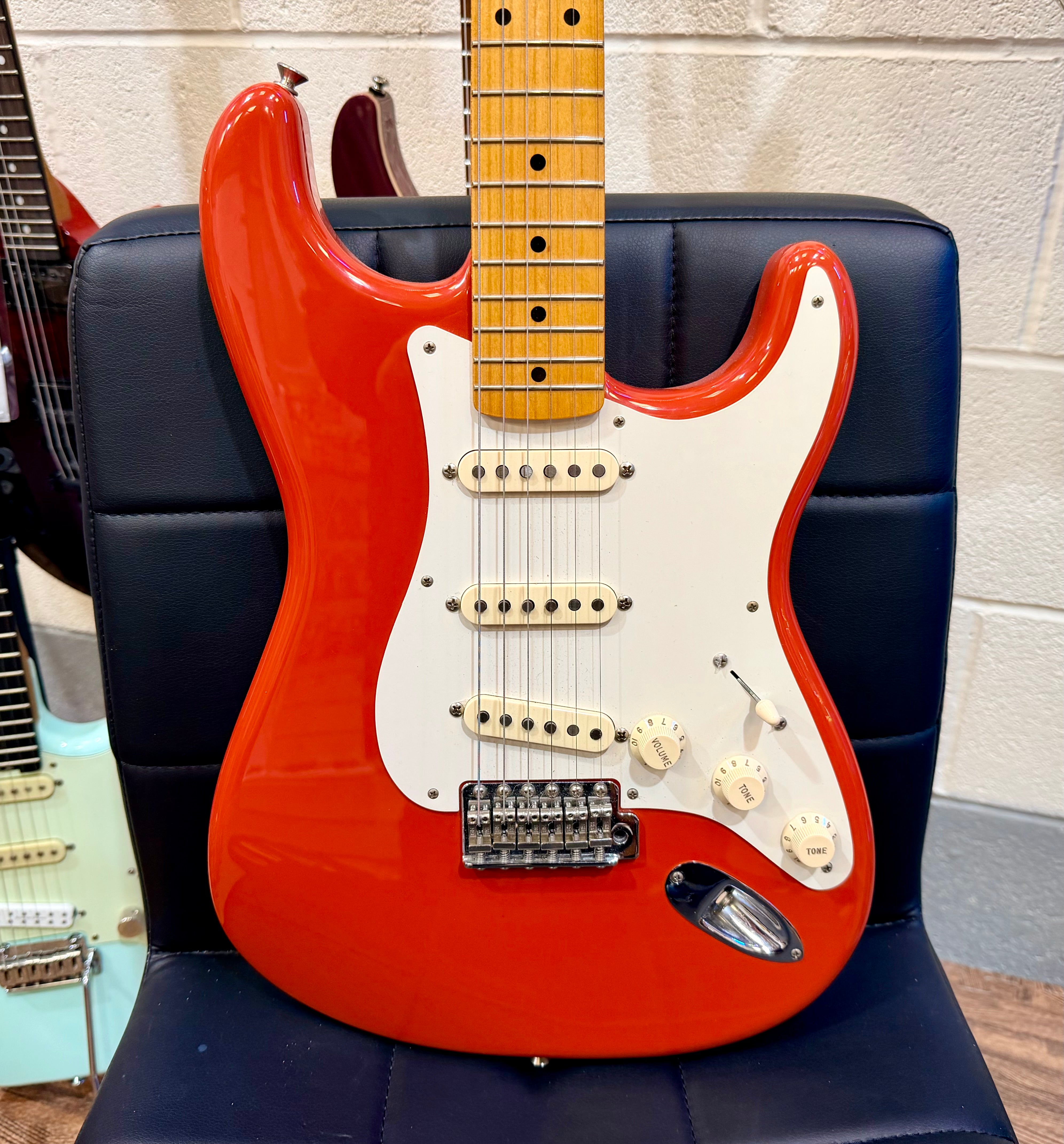 🌟2013🌟 Fender Classic Series 50s Stratocaster~ Fiesta Red~ Mexican MIM Strat!