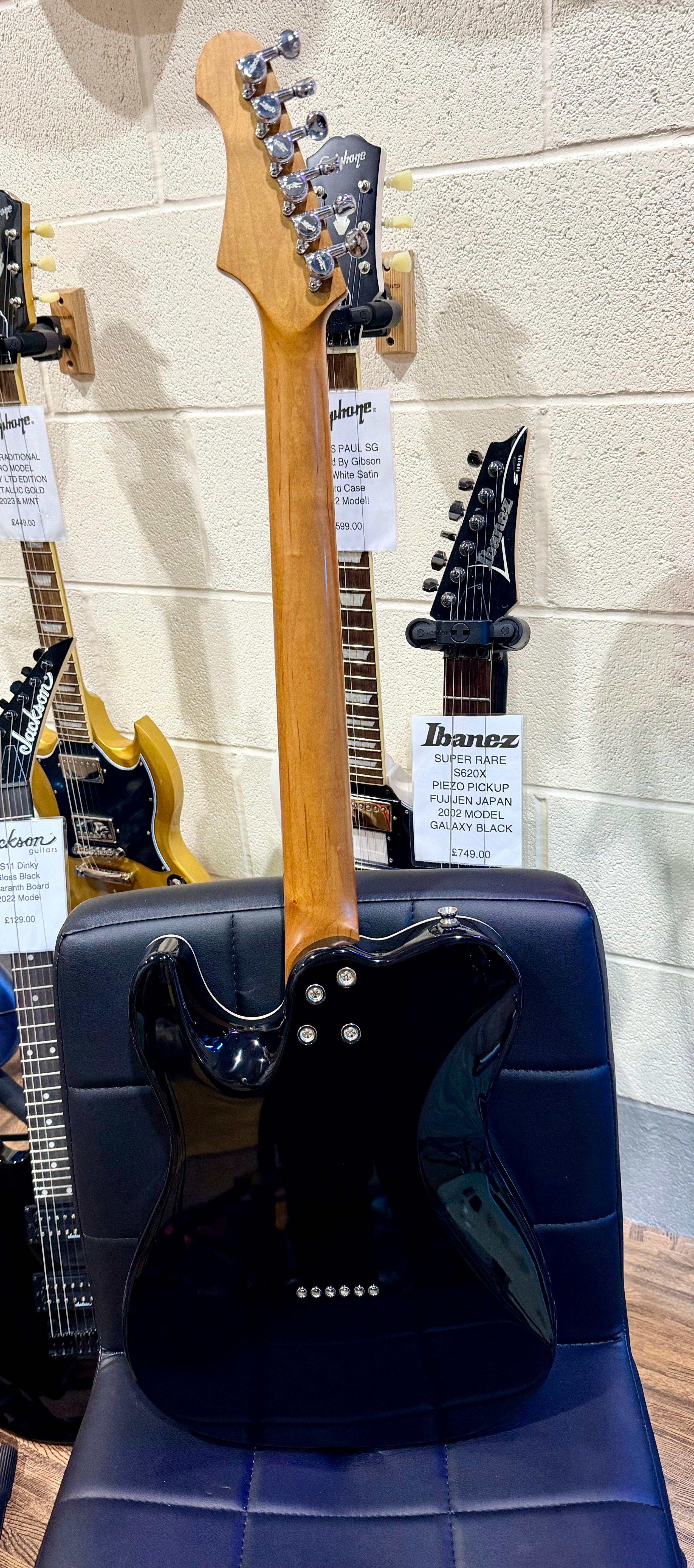 🔥MINT🔥 JET Guitars JT-350 HS Rosewood~ Gloss Black~ Telecaster Style!