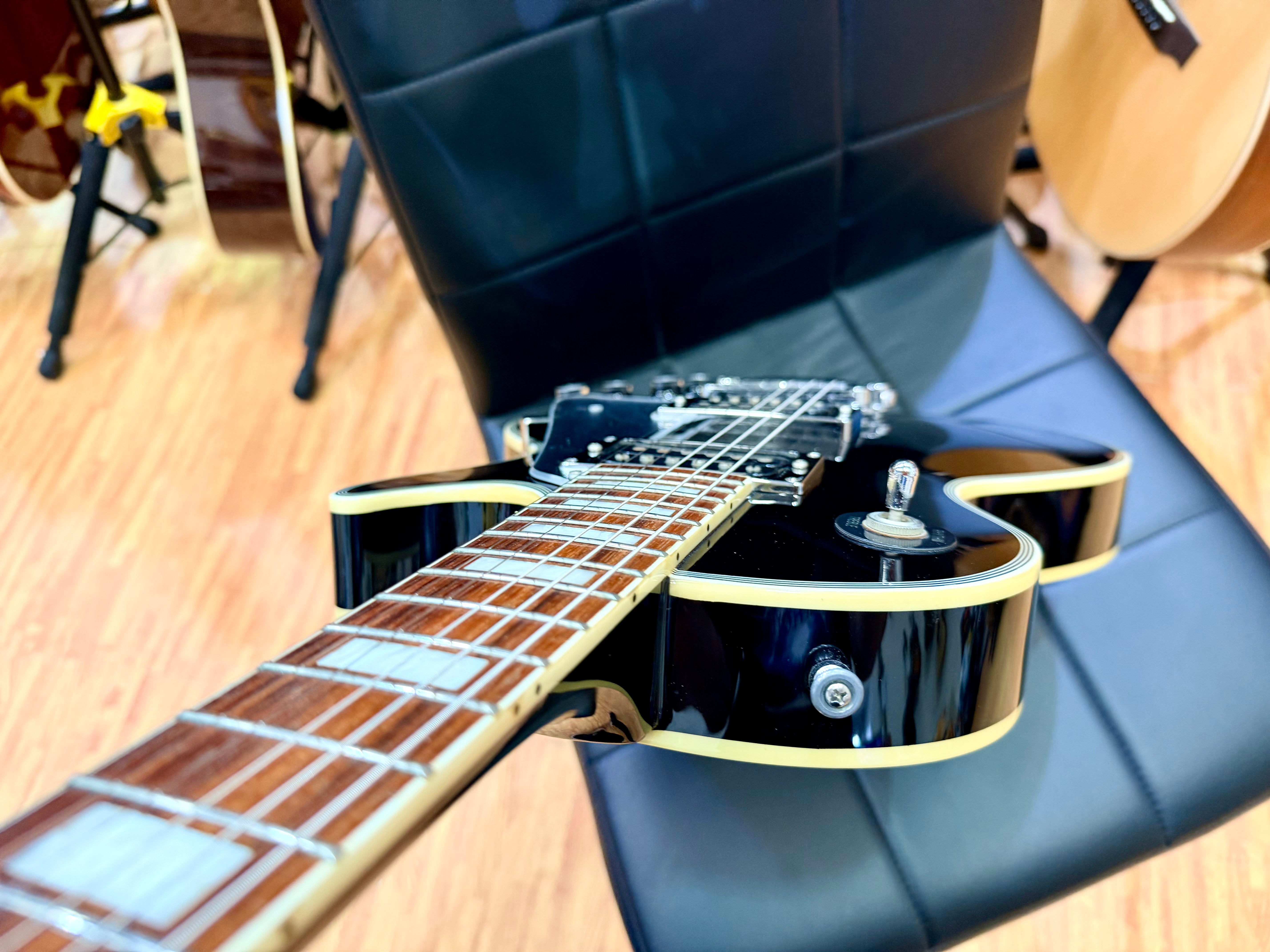 π₯2008π₯ Burny RLC-50JS John Sykes Les Paul Custom~ Black~ Japan Market Import!