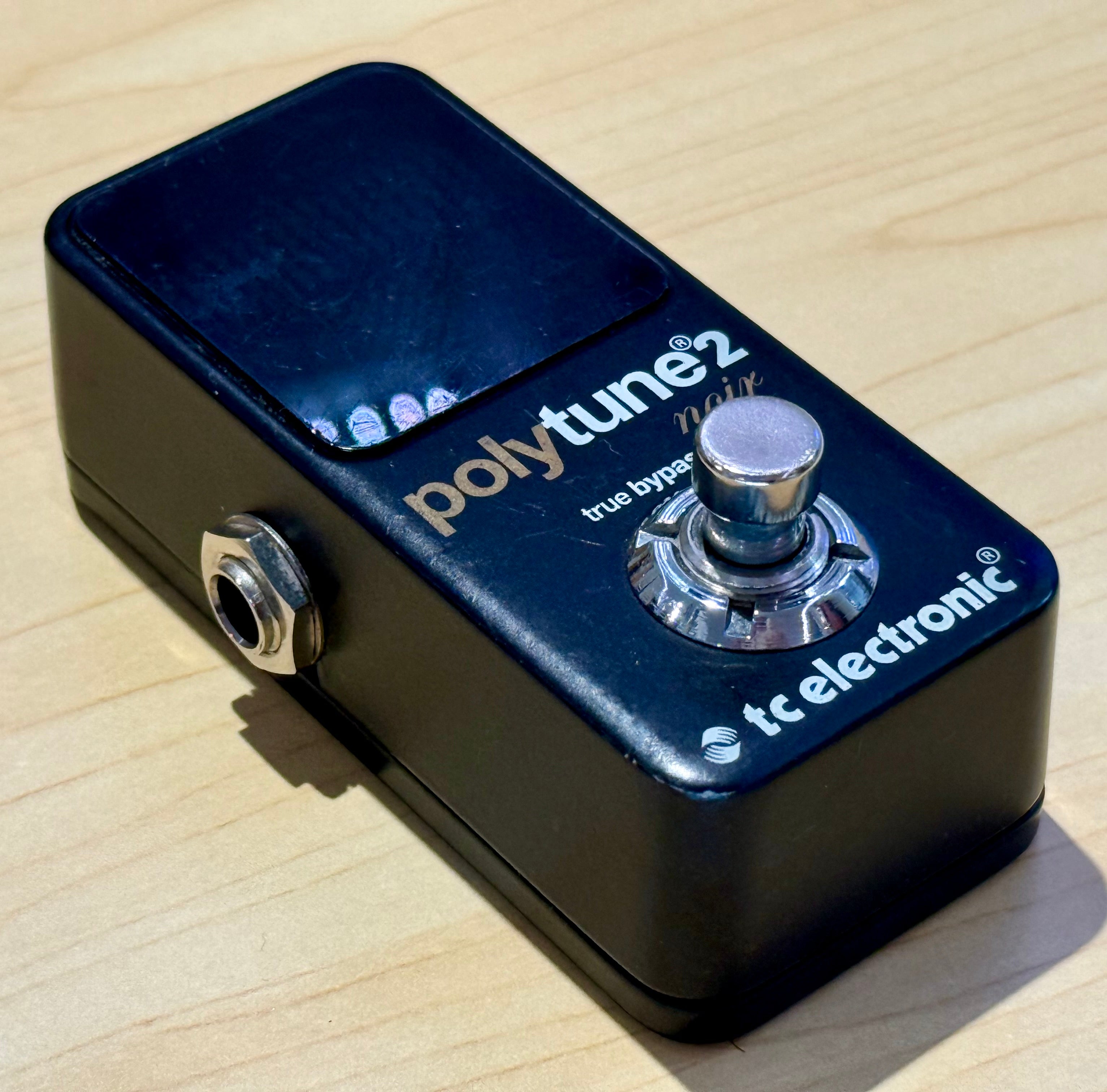 🎸 TC Electronic Polytune 2 Noir Mini Tuner Pedal Guitar Bass Polyphonic 🎸