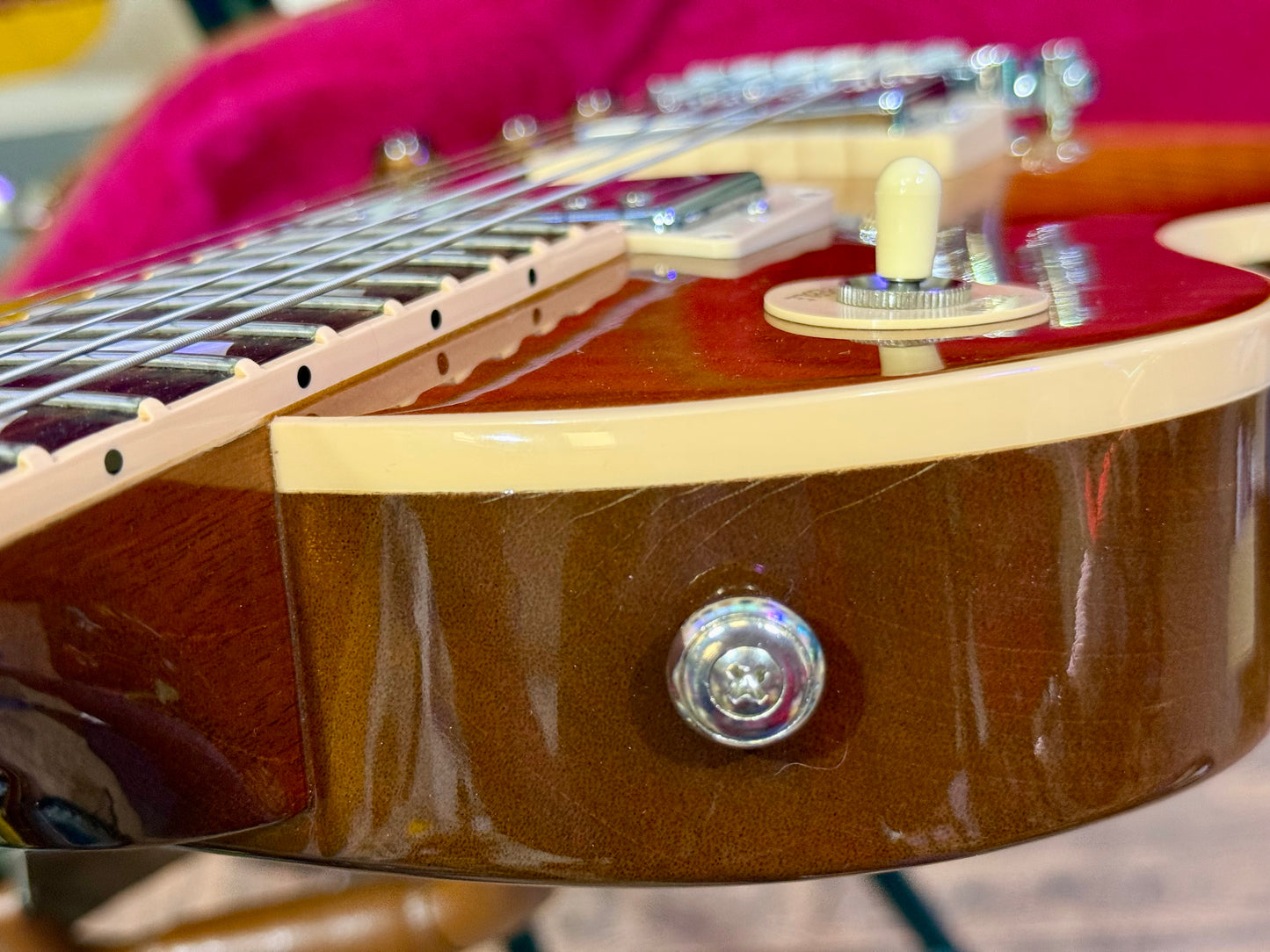 🔥2016 USA🔥 Gibson Les Paul Standard Honeyburst~ AAA Flame~ Hard Case & Candy!