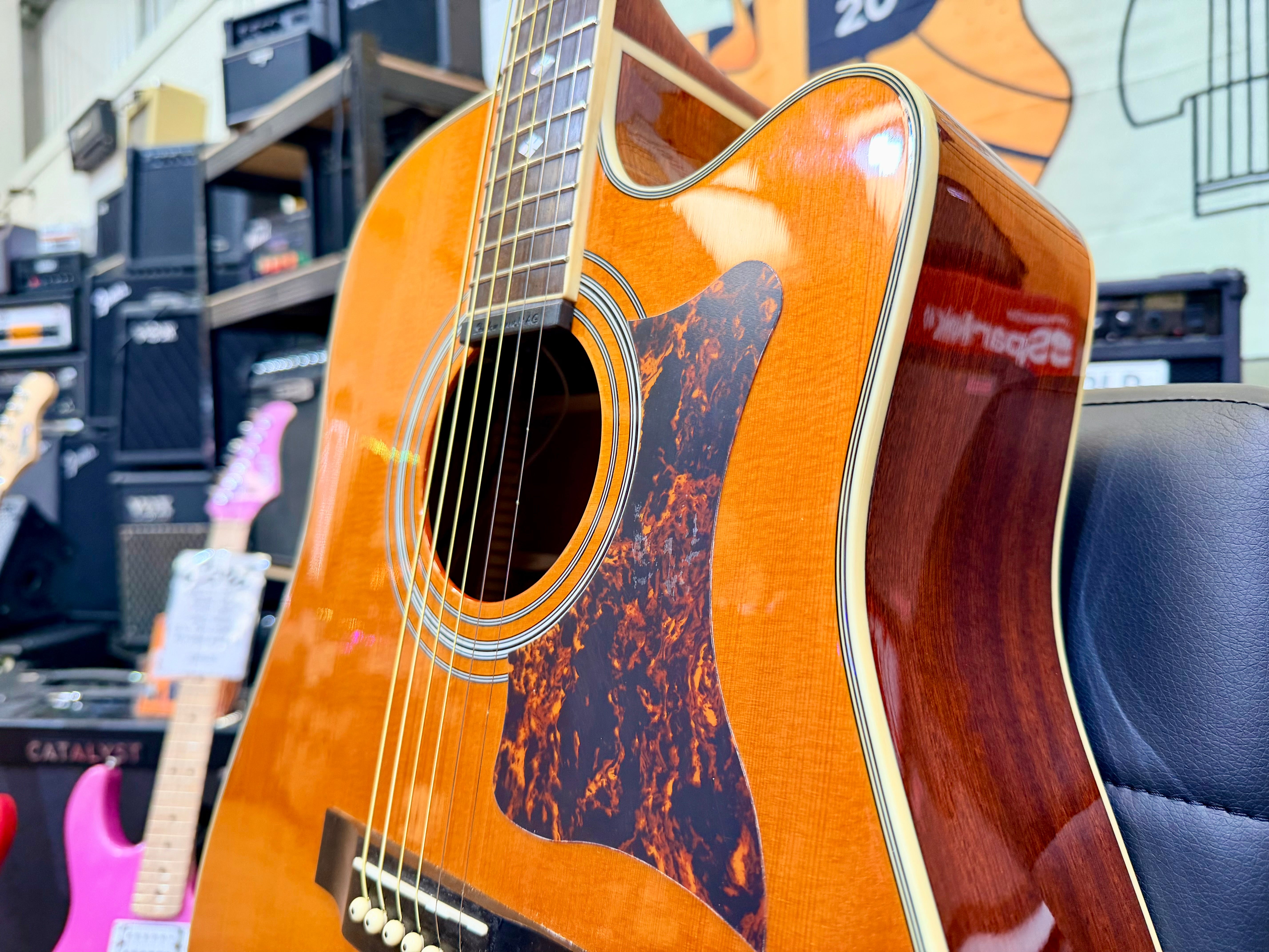 π2013π Epiphone Masterbilt DR-500MCE Electro Acoustic Guitar All Solid~ Natural