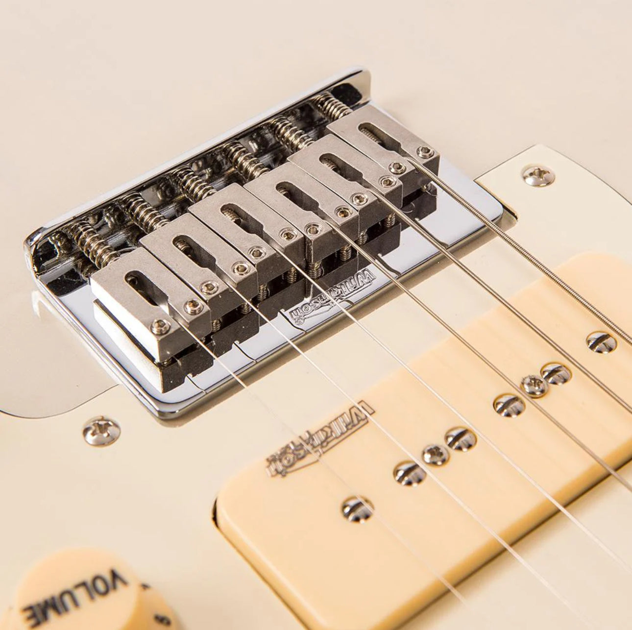 🎸NEW Vintage V65 ReIssued Series Hard Tail Electric Guitar ~ Soapbar~ Blonde 🎸