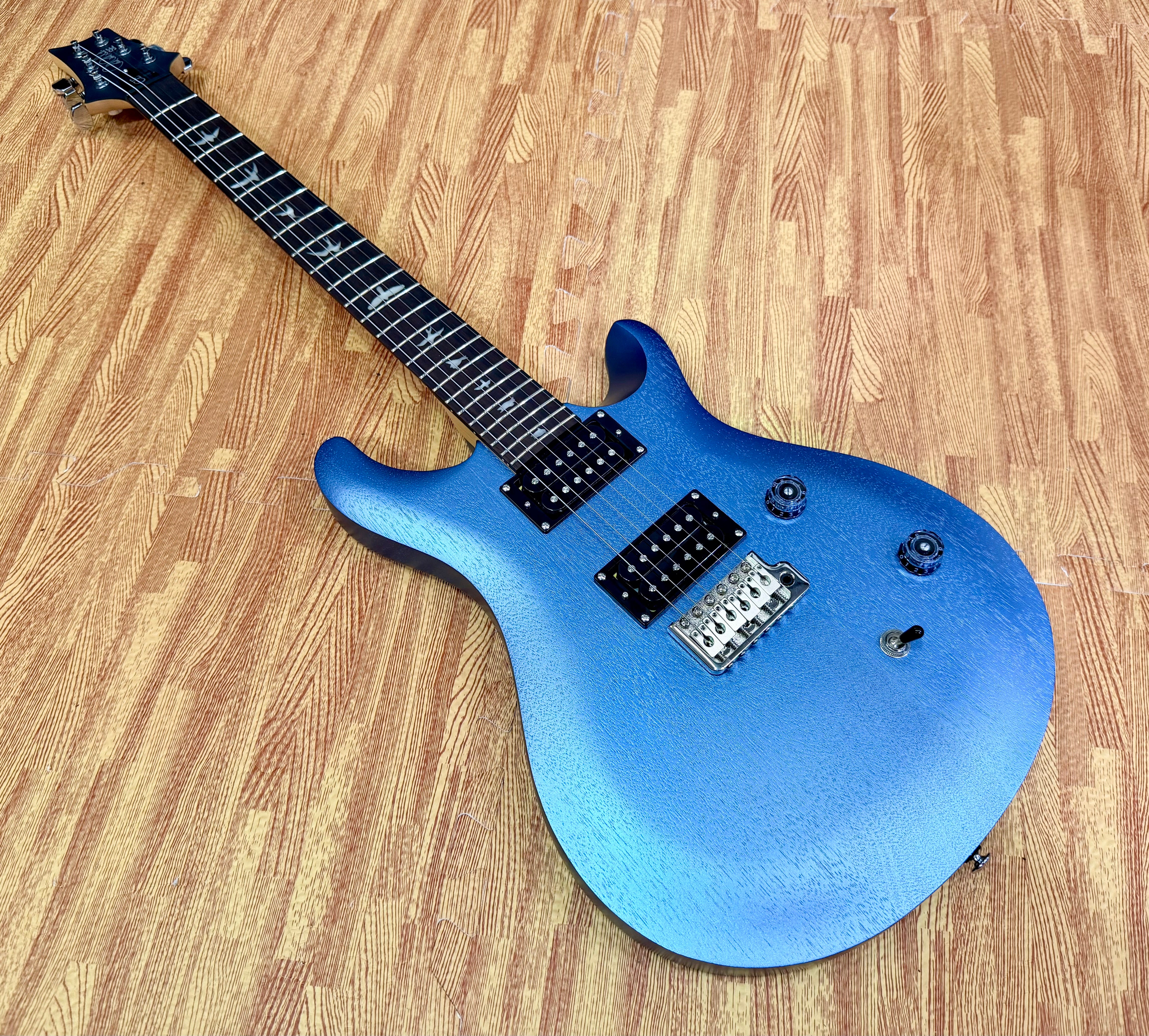 🔥EX-DEMO🔥 PRS SE CE24 Standard Satin Ice Blue Metallic + PRS Gig Bag!