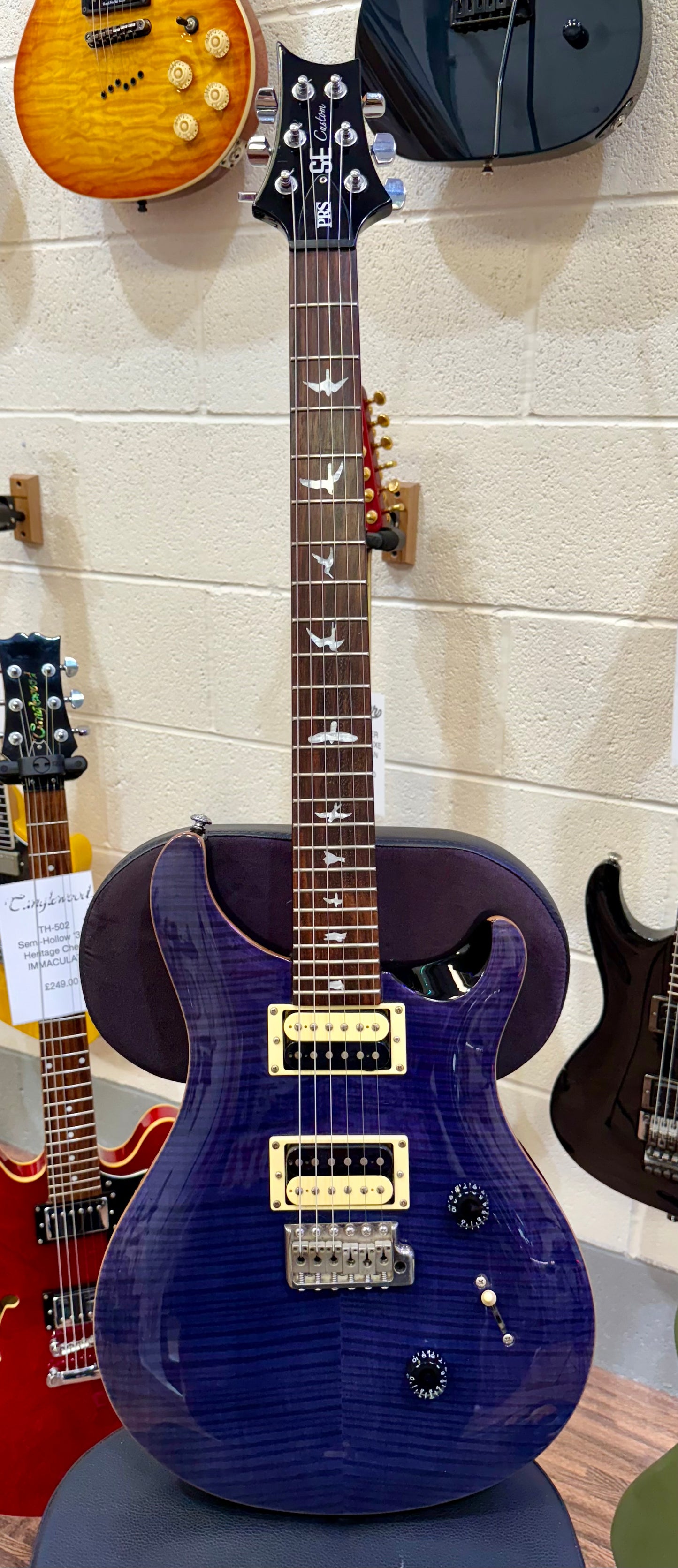 🌟2012 KOREA🌟 PRS SE Custom 24~ Whale Blue + Bird Inlays~ Stunning!