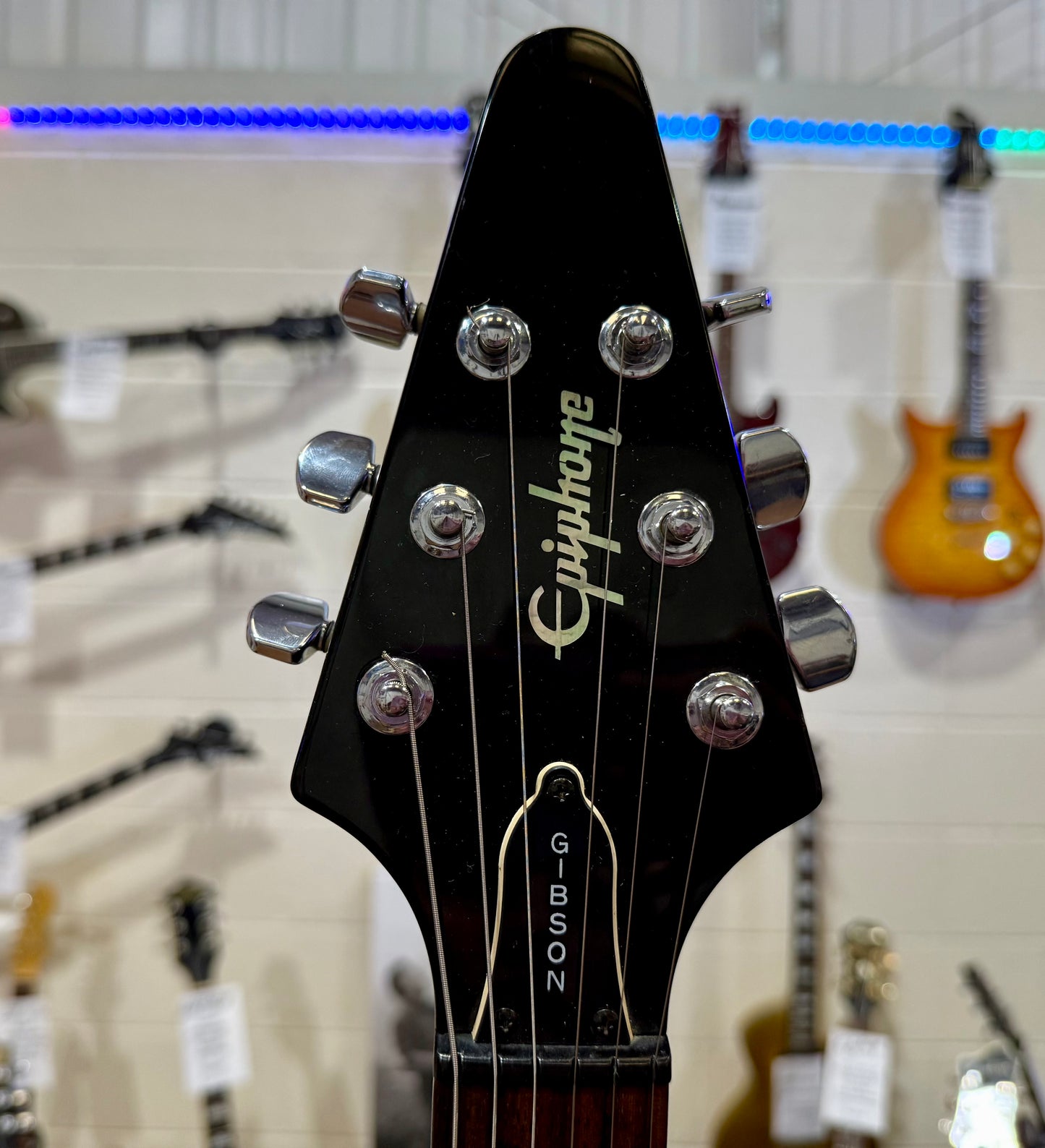 🔥KOREA 2000🔥 Epiphone ‘67 Reissue Flying V In Black/Ebony~ By Gibson~ RARE!