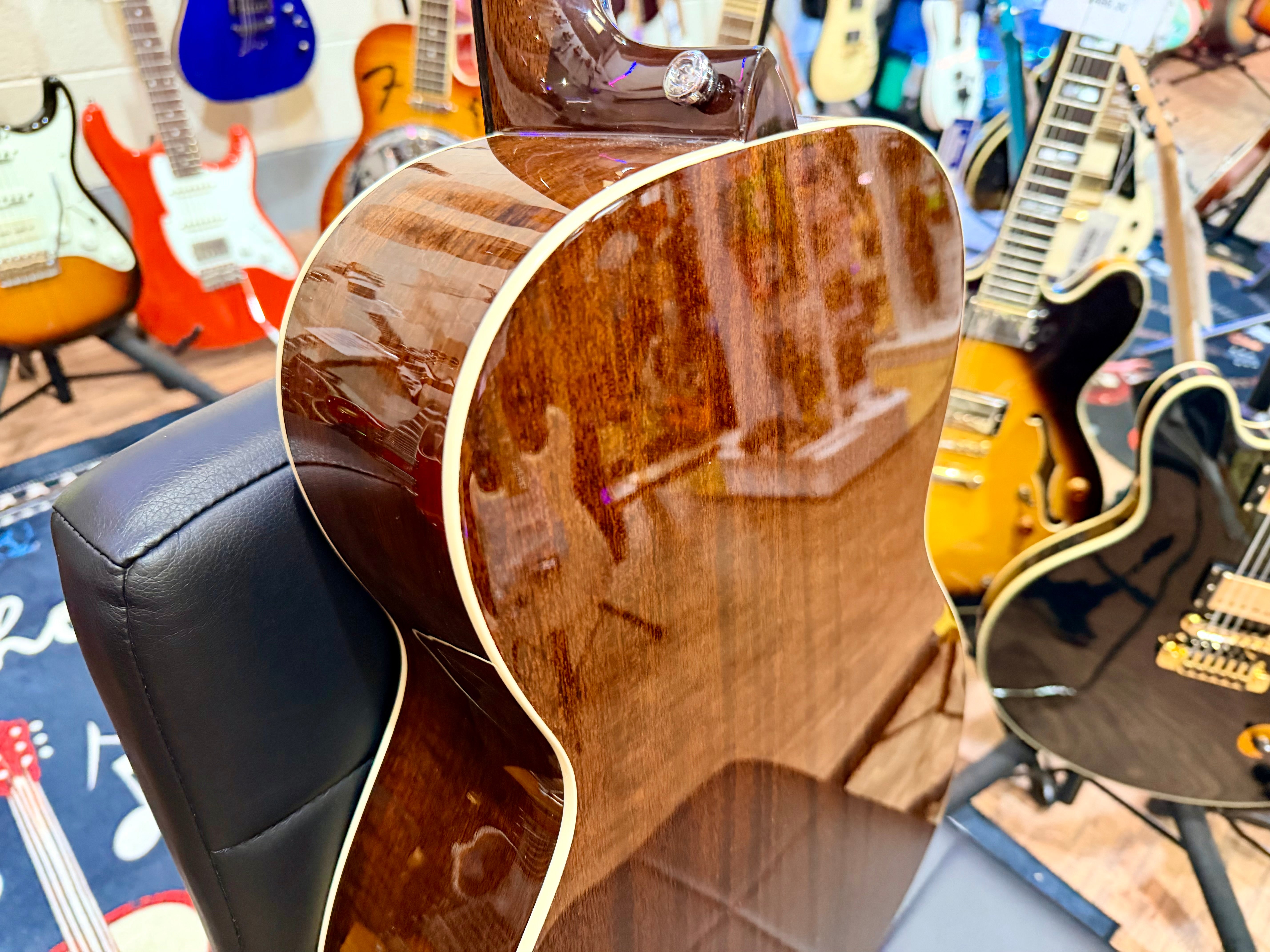 🌟MINT🌟 Rathbone R6M Solid Mahogany Top~ No 6 Series Acoustic Parlour Guitar!