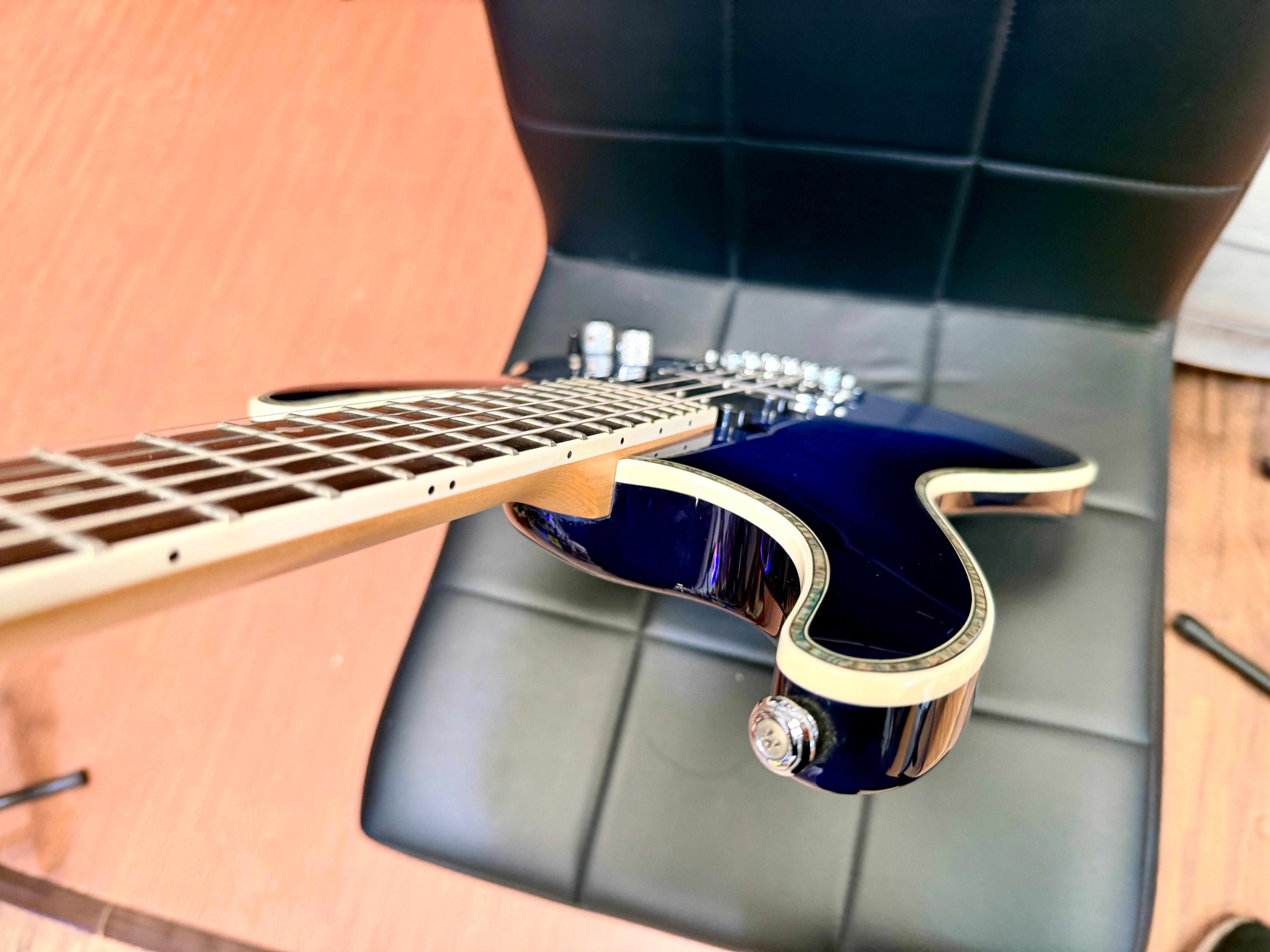 ✨2016✨ Ibanez SA360NQM-SPB~ Sapphire Blue~ SA Series Superstrat HSS Guitar!