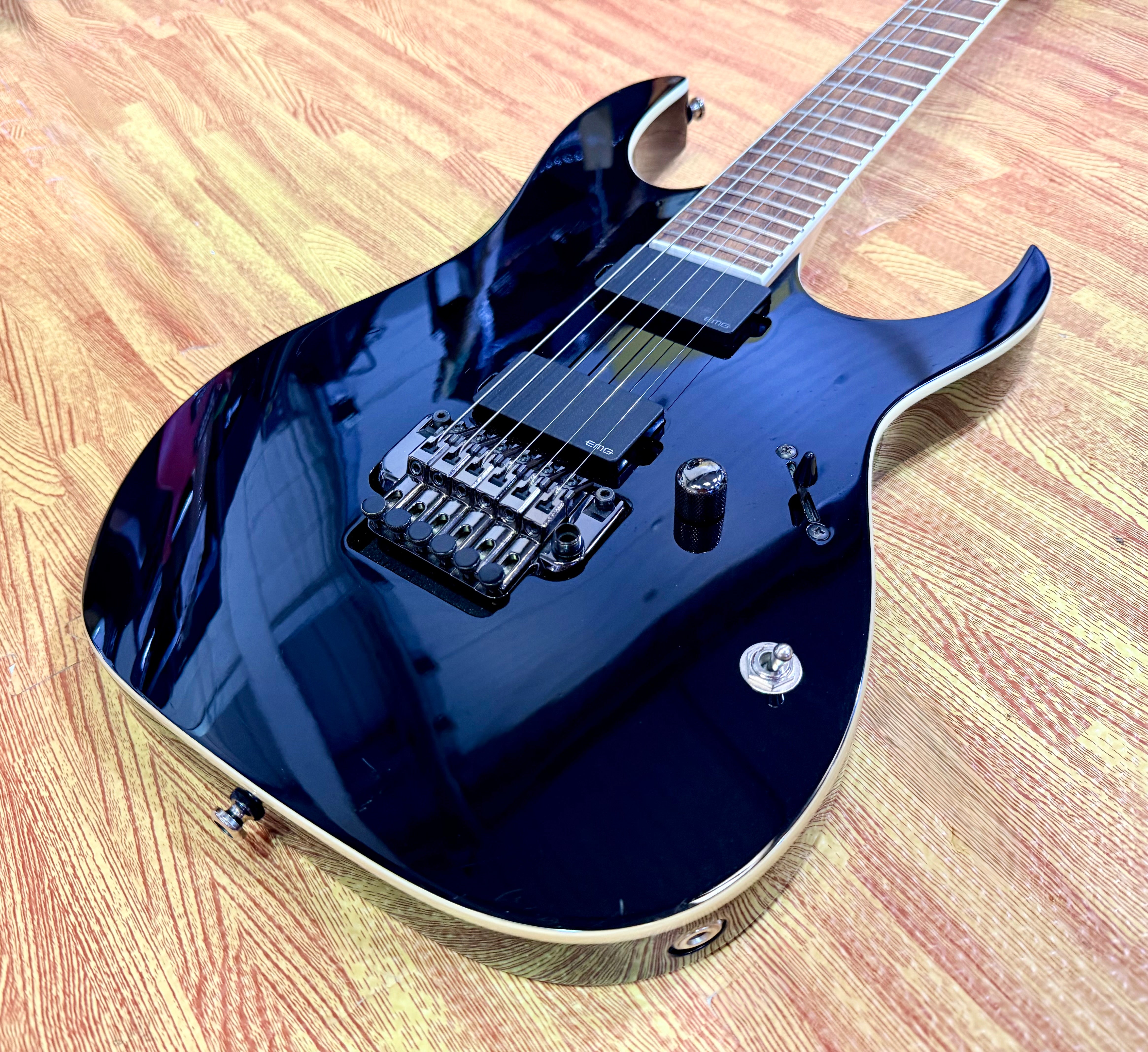 🔥2013🔥 Ibanez RGIR20E Iron Label Black~ EMG 81/60~ 24V Active Battery Mod!