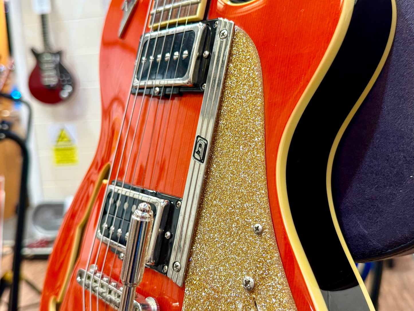 🔥2005🔥 Duesenberg Starplayer TV~ Vintage Orange Semi-Hollow~ Cherished + Case!