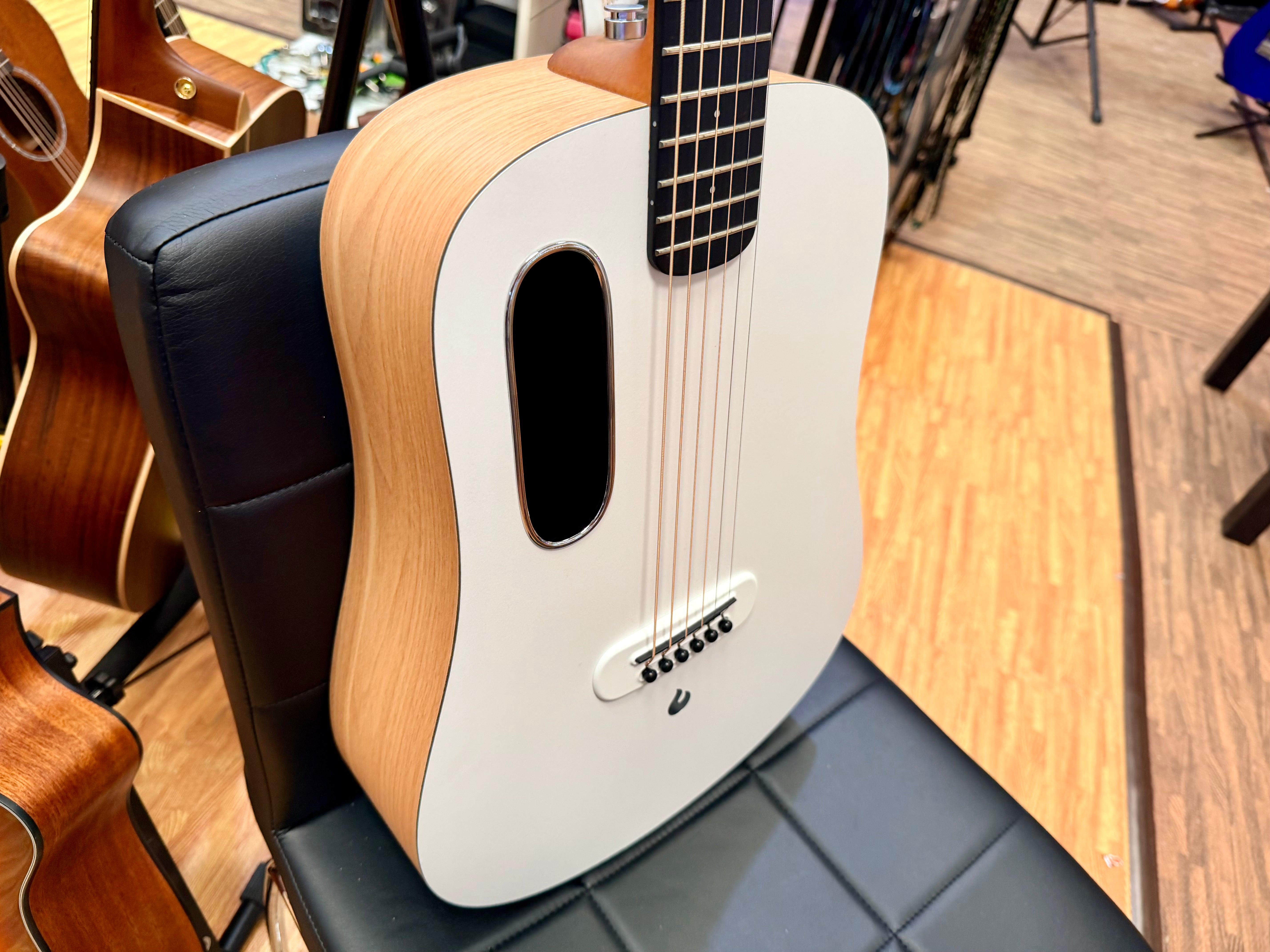 🔥MINT🔥 LAVA Music Blue Lava Original 36” Acoustic Travel Guitar + Lite Bag!