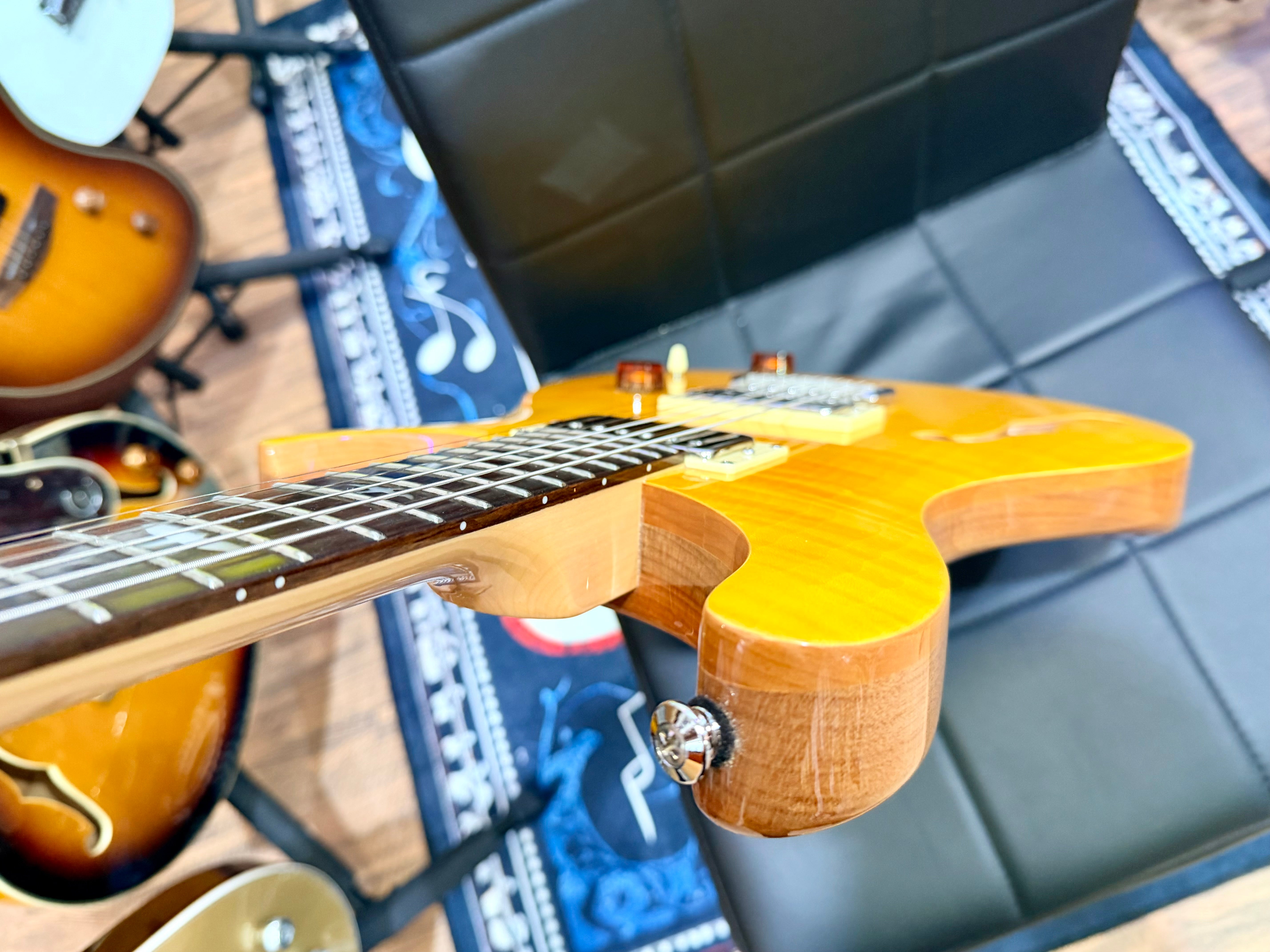 ☀️2023☀️ PRS SE Custom 22 Semi-Hollow in Santana Yellow~ Bare Knuckle Pickups!