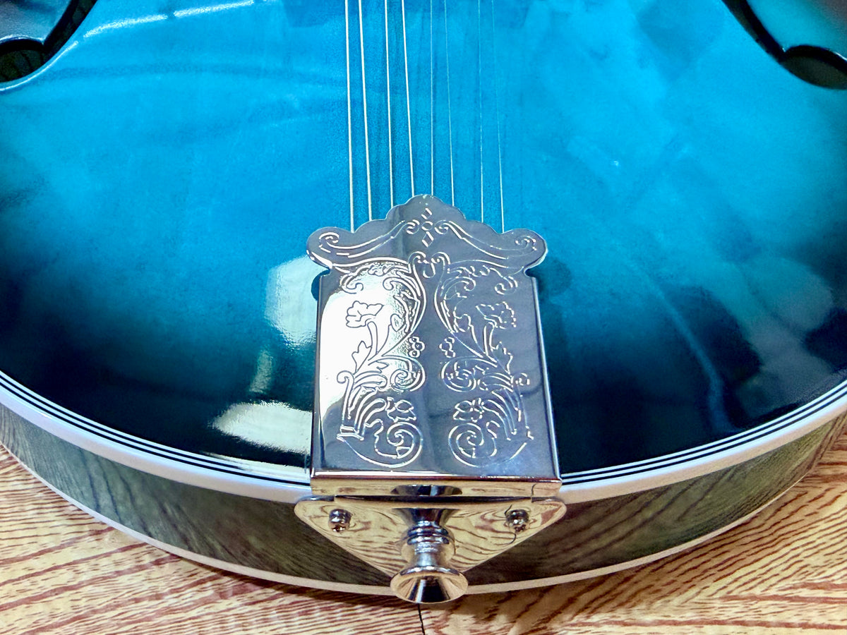 ✨ IRIN 8-String A-Style Acoustic Mandolin – Folk~ Blue Burst! ✨