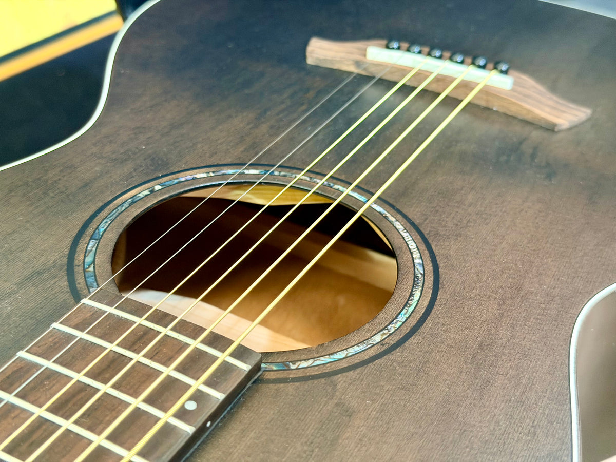 ✨NEW✨ Baton Rouge X11C/P-SCC Parlor 12 Acoustic Guitar~ Charcoal Matt