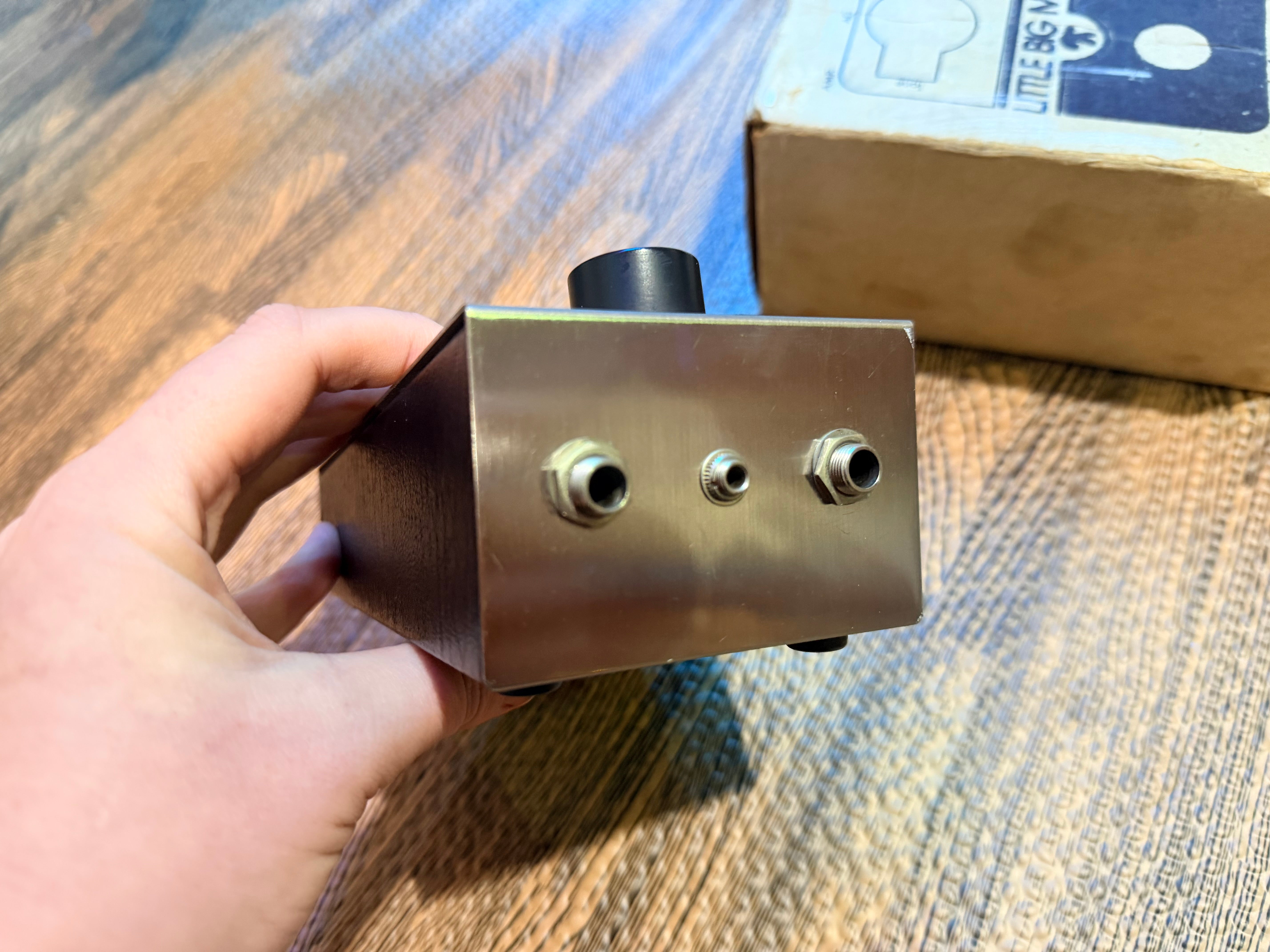 🎸 1970/1980 Boxed~Vintage Electro-Harmonix Little Big Muff Guitar Fuzz Pedal 🎸