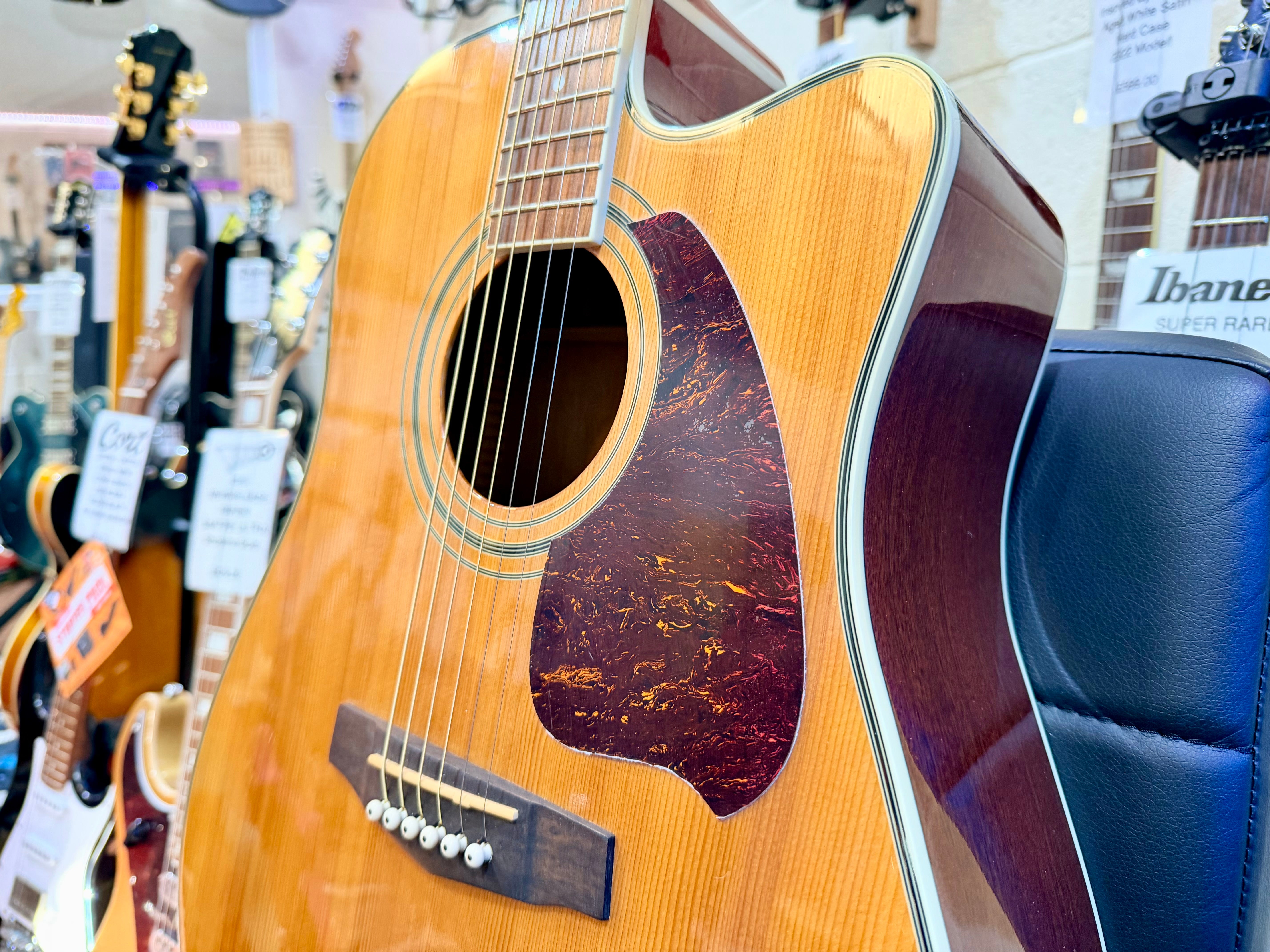 ๐2007๐ Ibanez PF60SECE Electro-Acoustic Guitar~ Natural High Gloss~Dreadnought